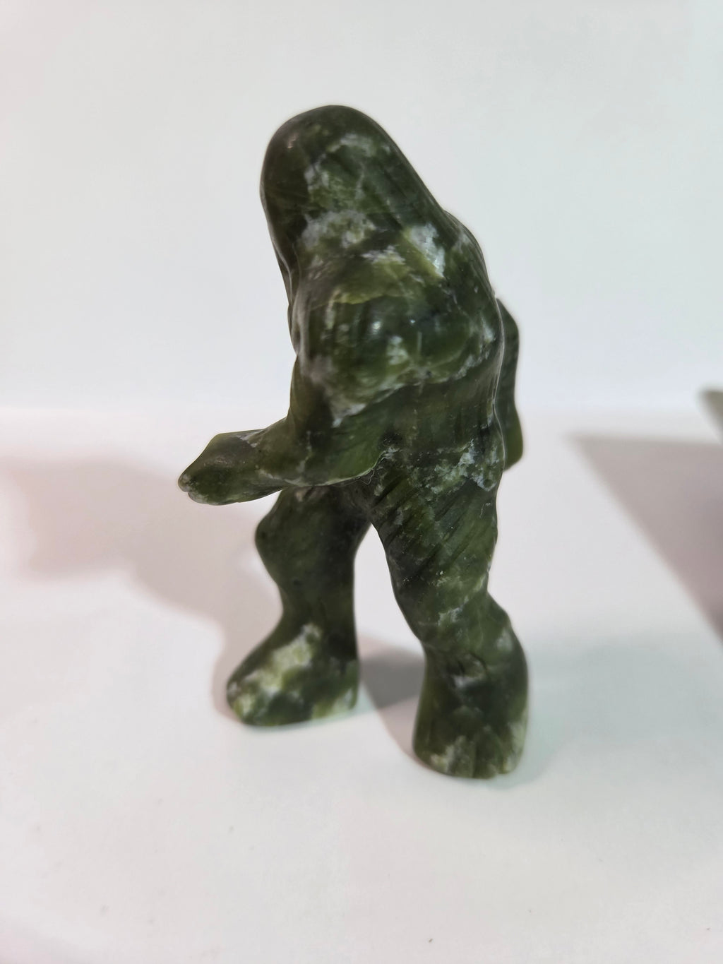 Green Jade Bigfoot Carving