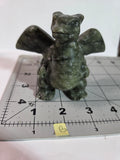 Green Jade Pokémon Charizard Carving - Specimen B