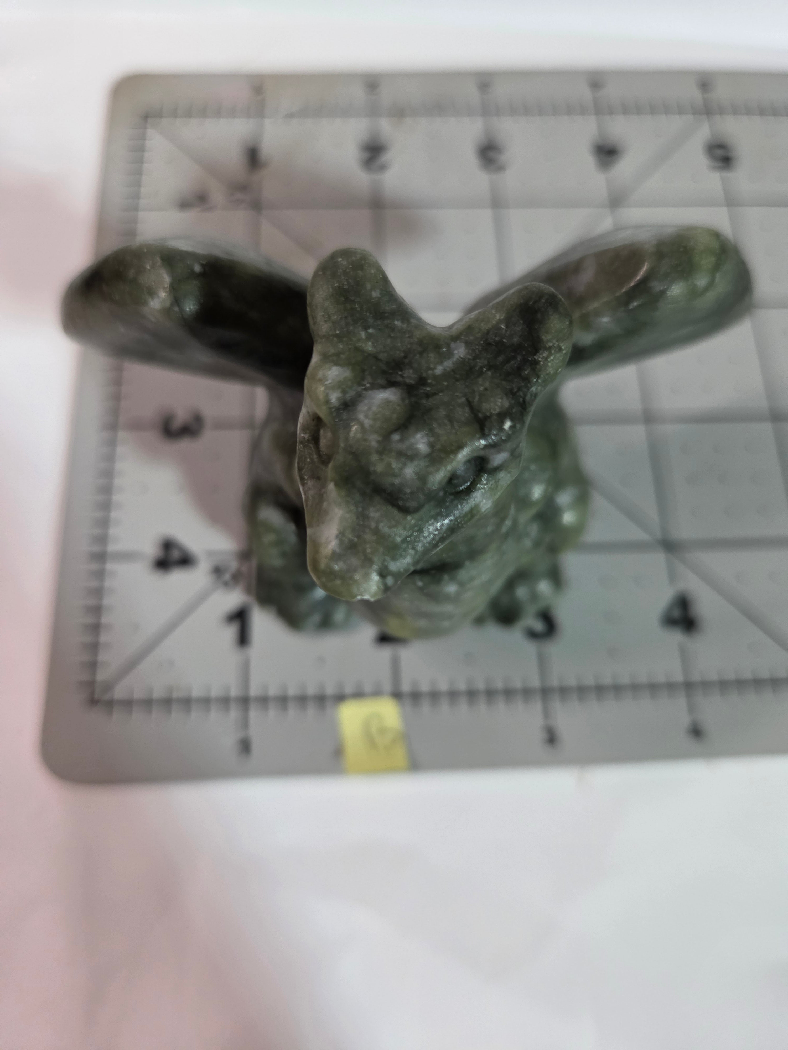 Green Jade Pokémon Charizard Carving - Specimen B