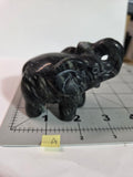 Green Jade Elephant Carving - Specimen A