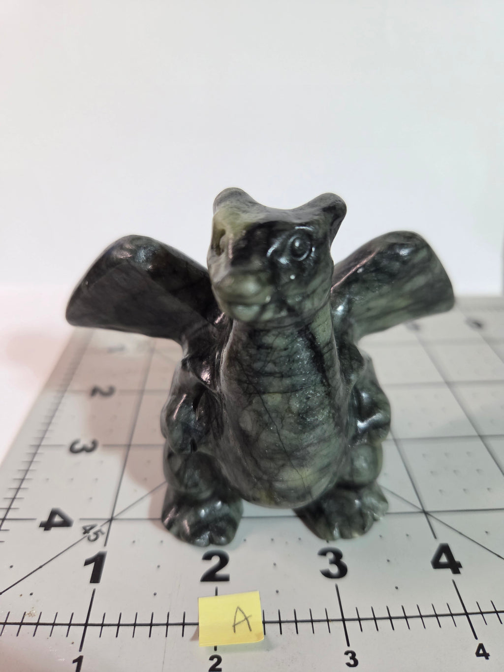 Green Jade Pokémon Charizard Carving - Specimen A