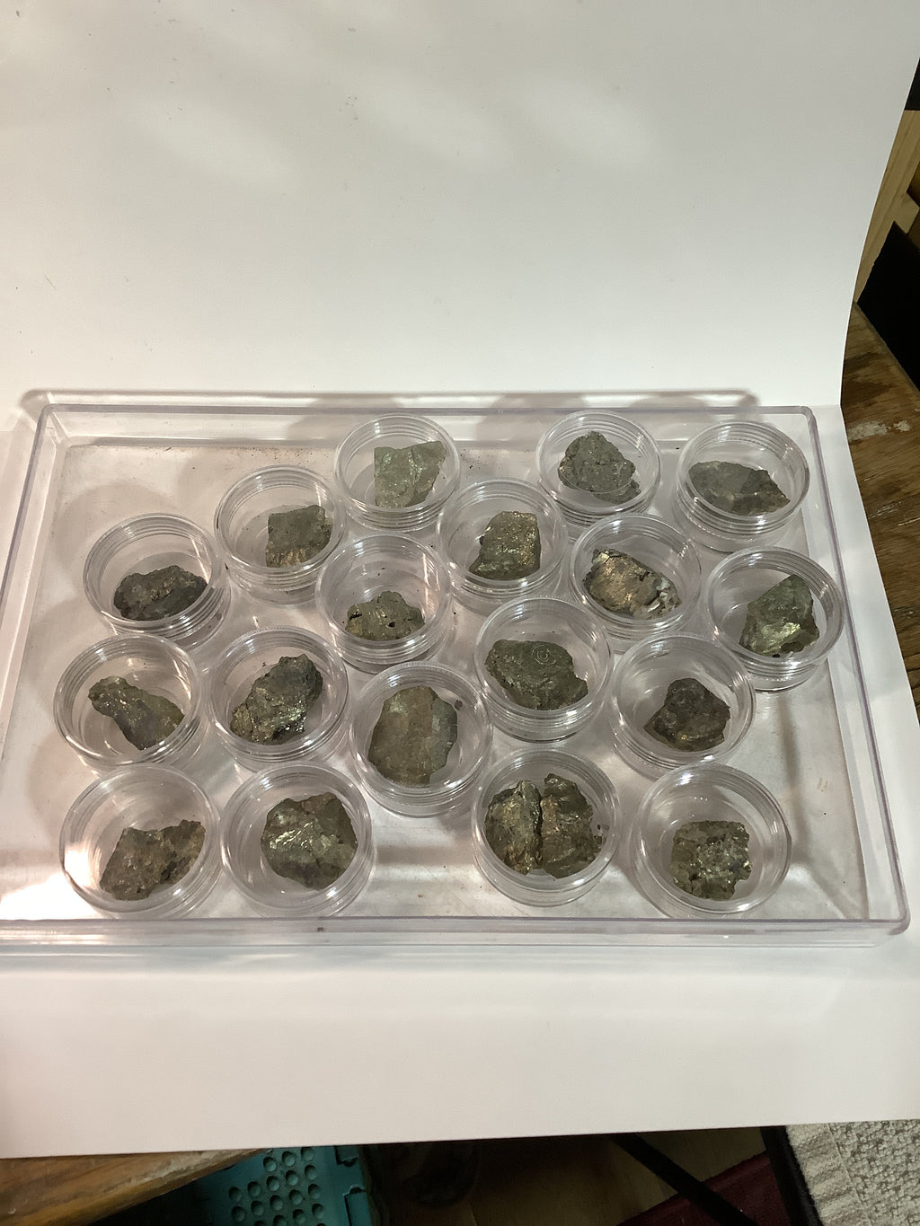 Arkansas Pyrite Dealer's Choice - Acrylic Display Case