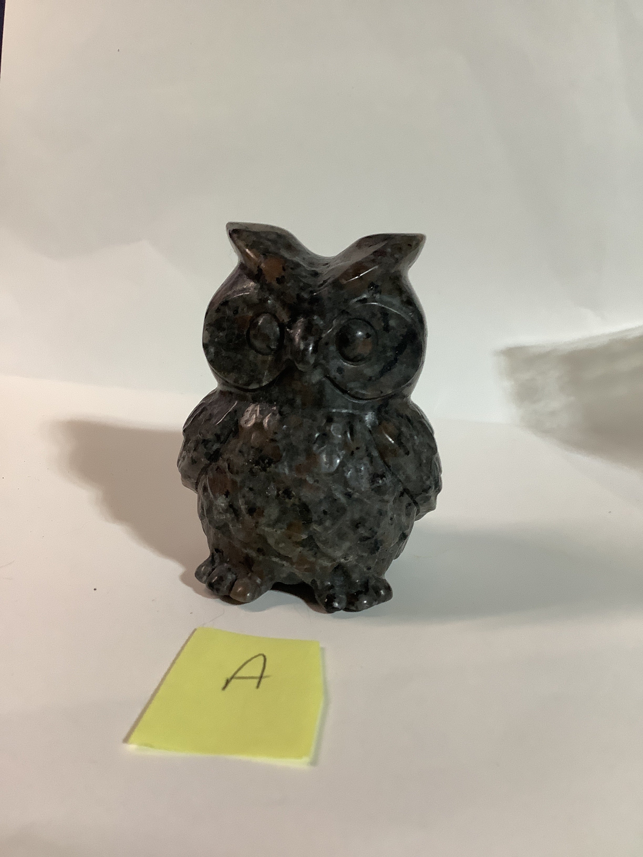 Yooperlite Owl Carving - Specimen A