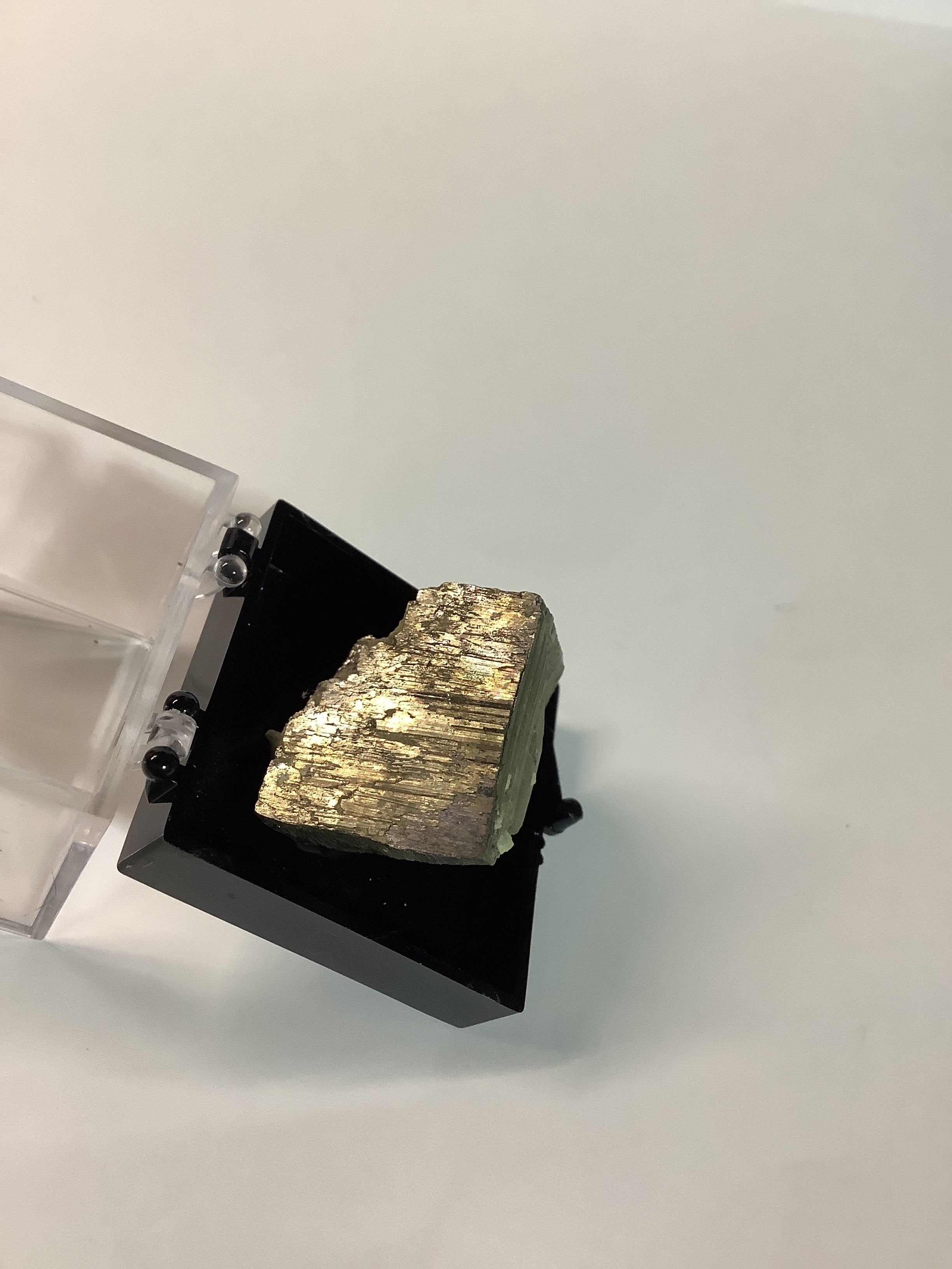 Arkansas Pyrite in Acrylic Display Case - Specimen #9