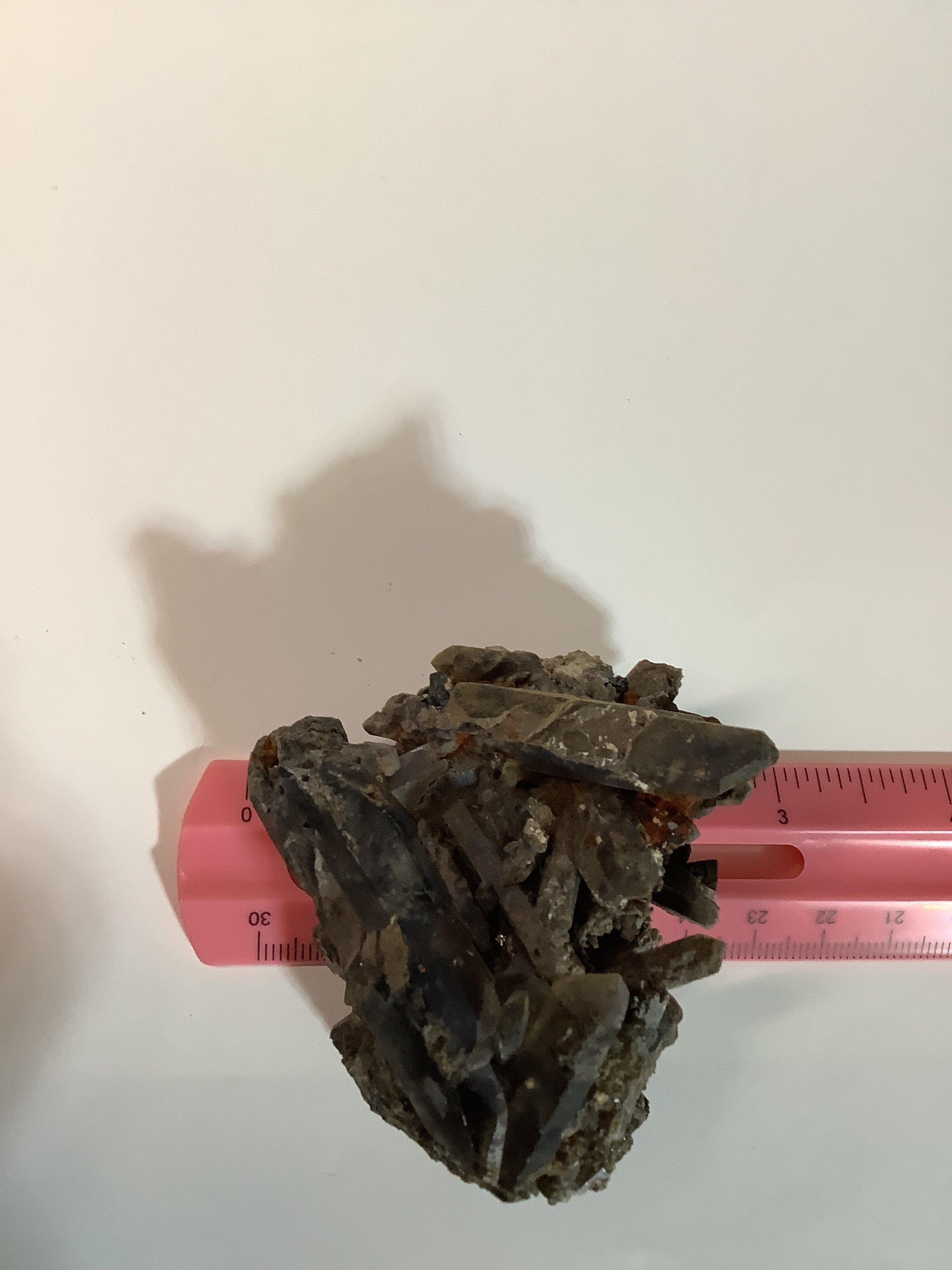 Arkansas Smoky Quartz Cluster with Rare Brookite - Specimen #5