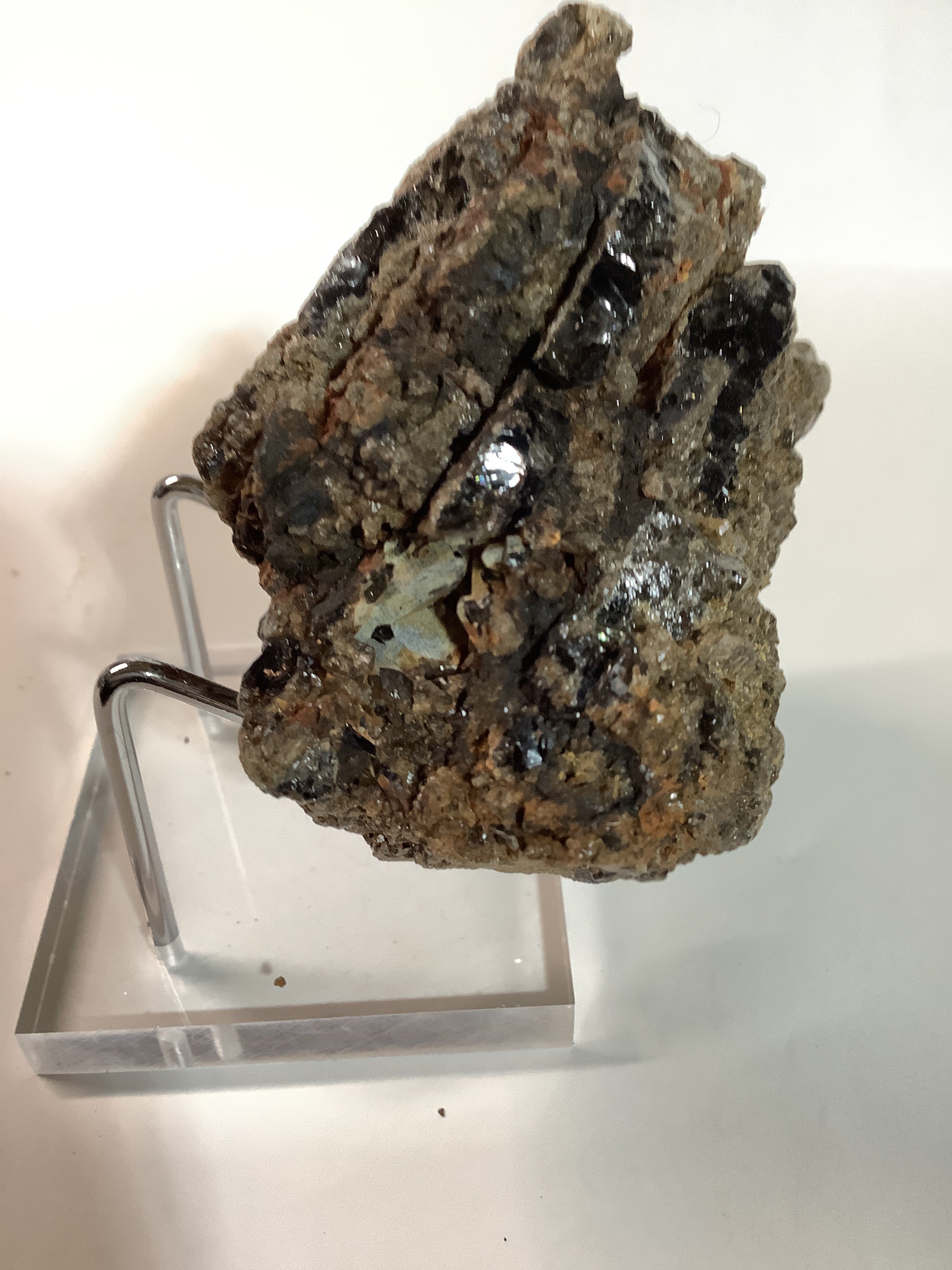Arkansas Smoky Quartz Cluster with Rare Brookite - Specimen #2