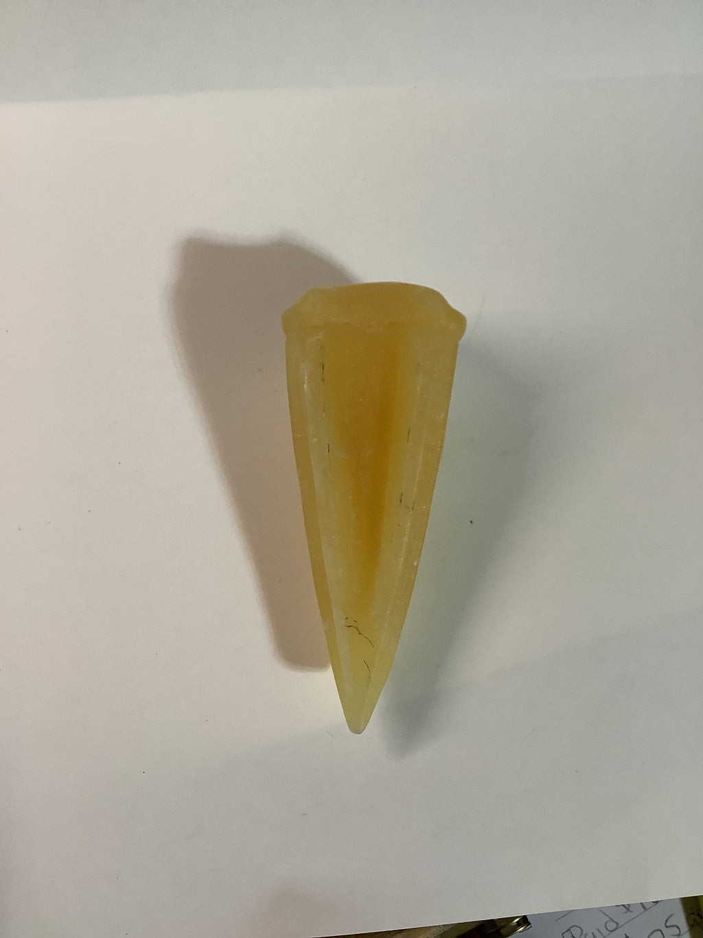 Honey Calcite Crow Skull Carving - 4 inch