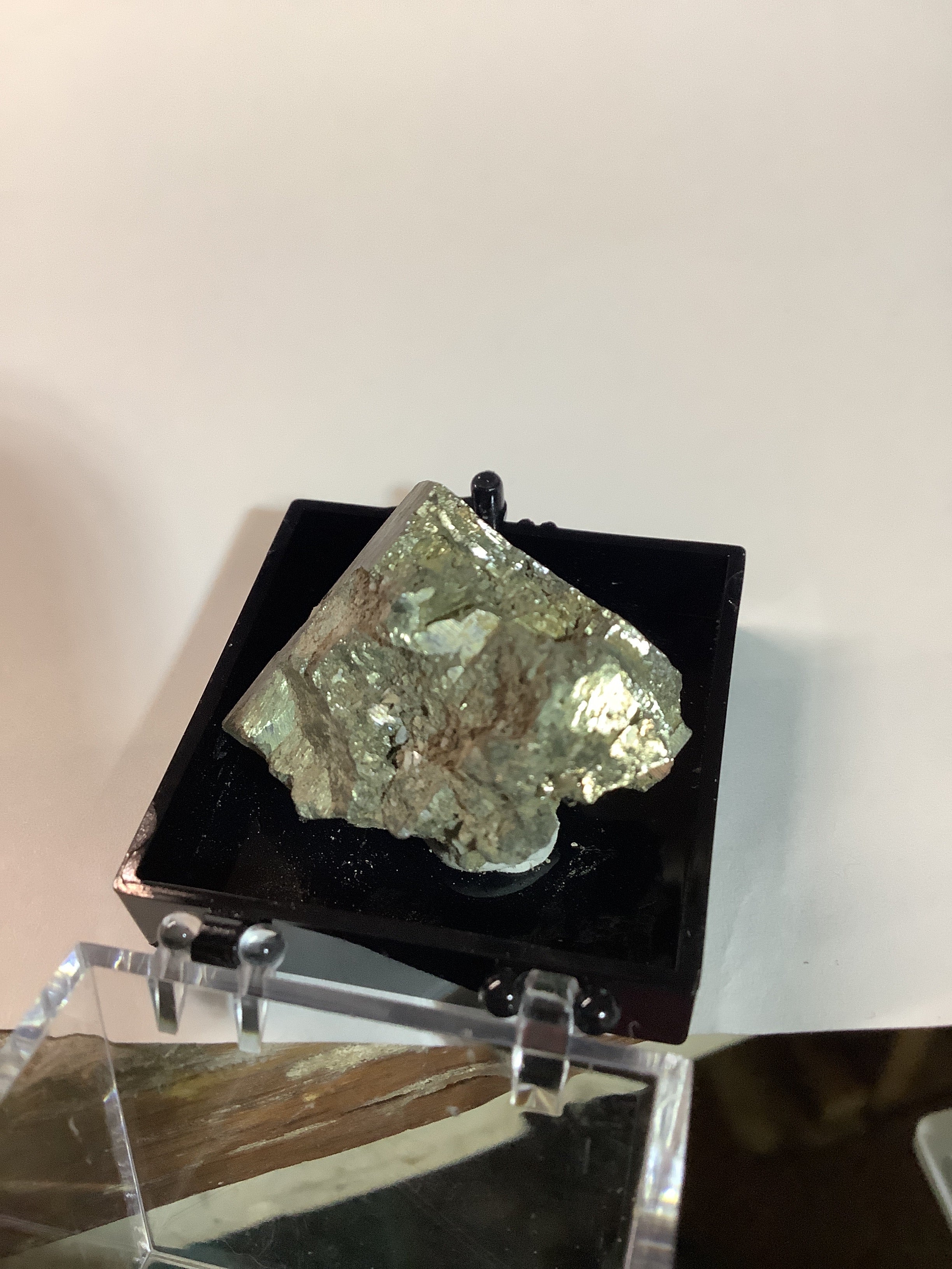 Arkansas Pyrite in Acrylic Display Case - Specimen #10