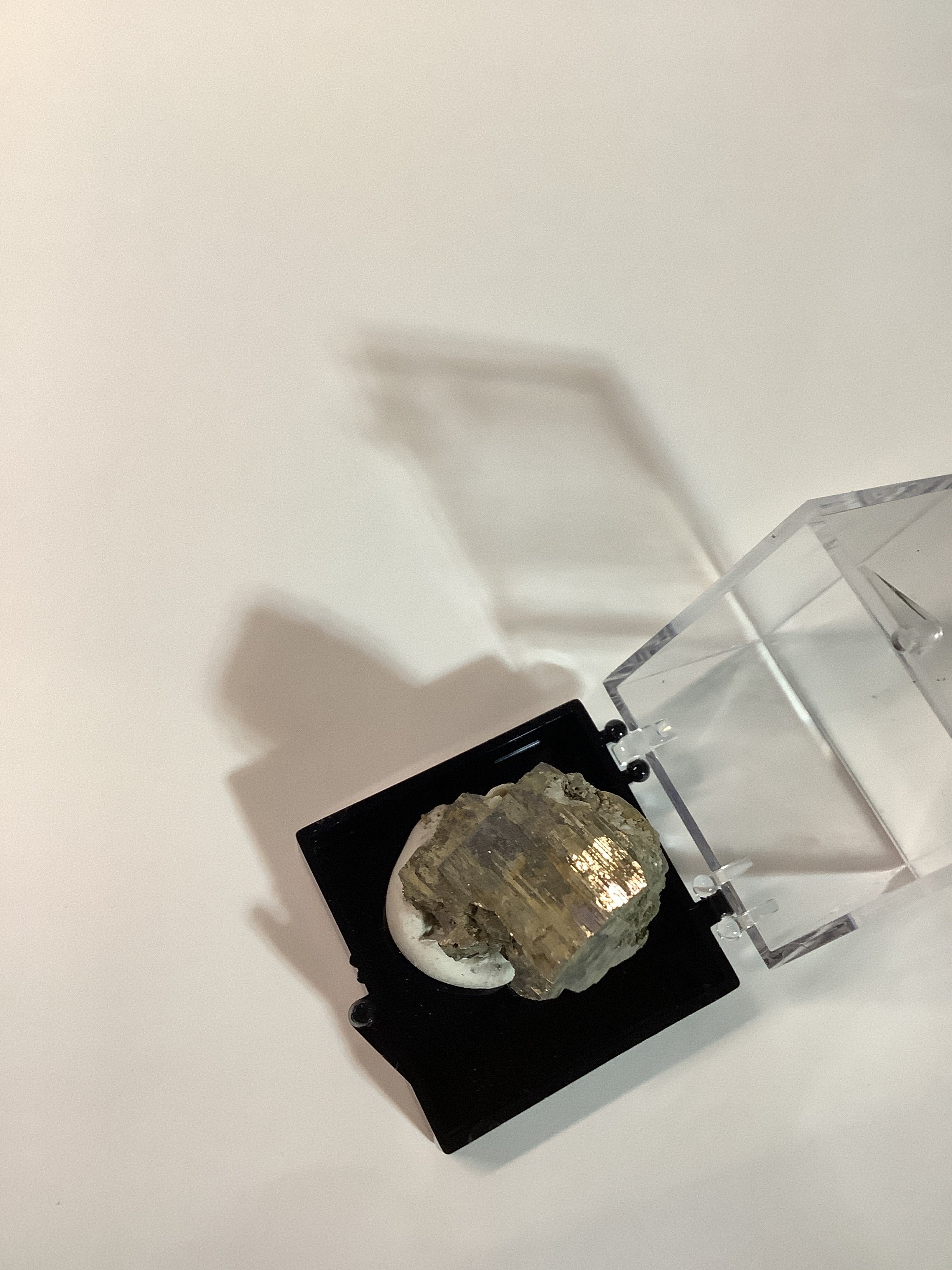 Arkansas Pyrite in Acrylic Display Case - Specimen #7