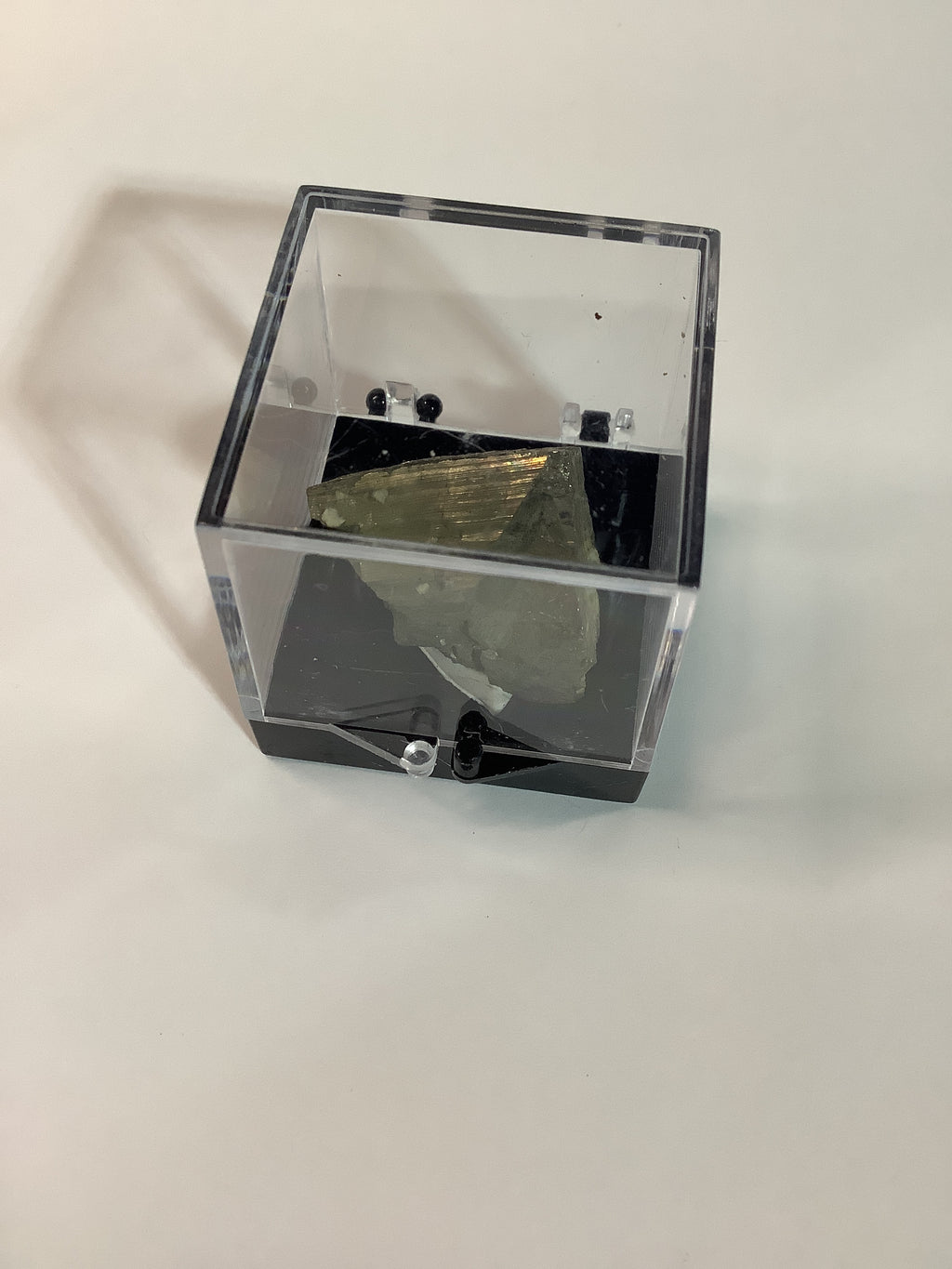 Arkansas Pyrite in Acrylic Display Case - Specimen #9