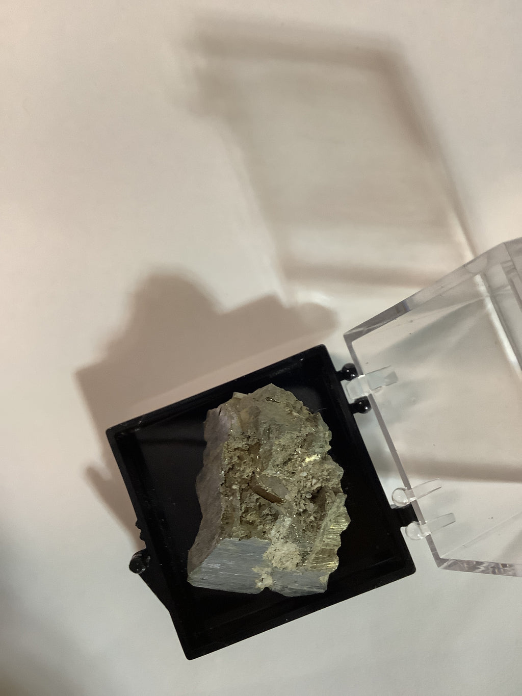 Arkansas Pyrite in Acrylic Display Case - Specimen #10