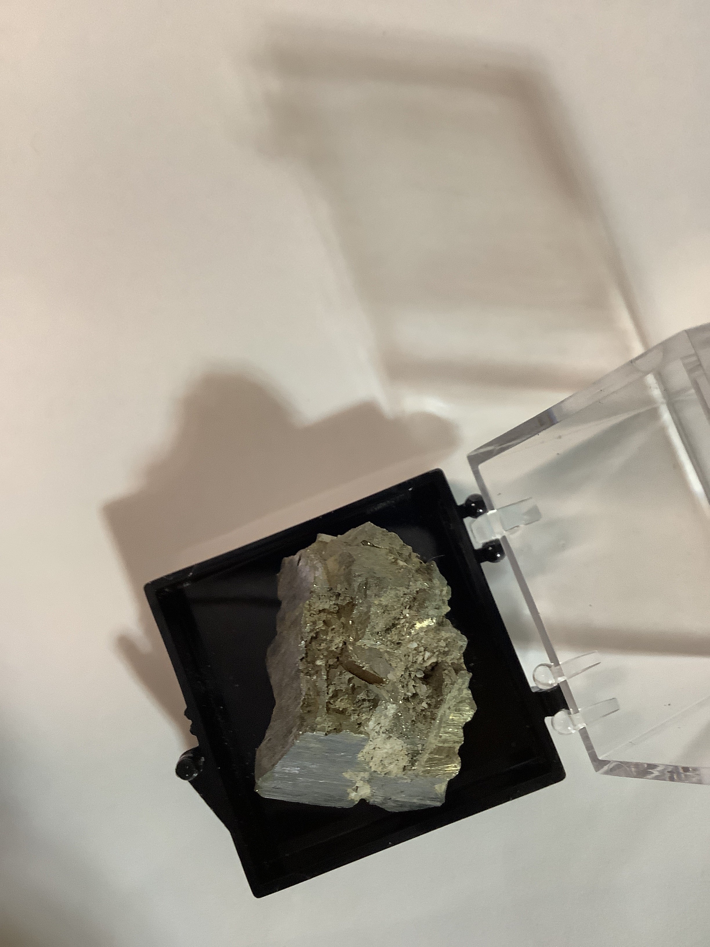 Arkansas Pyrite in Acrylic Display Case - Specimen #10