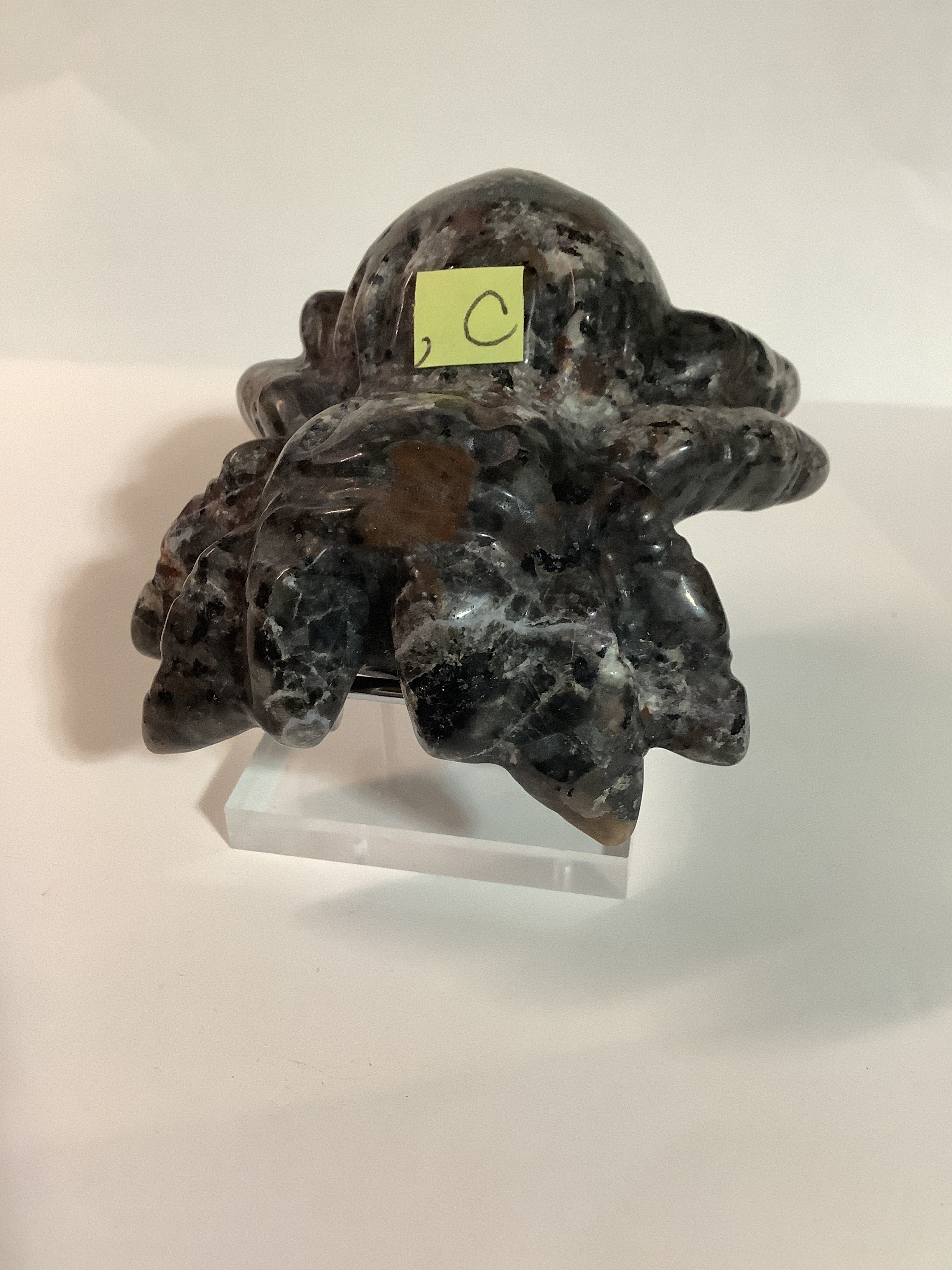 Yooperlite Spider Carving - Specimen C
