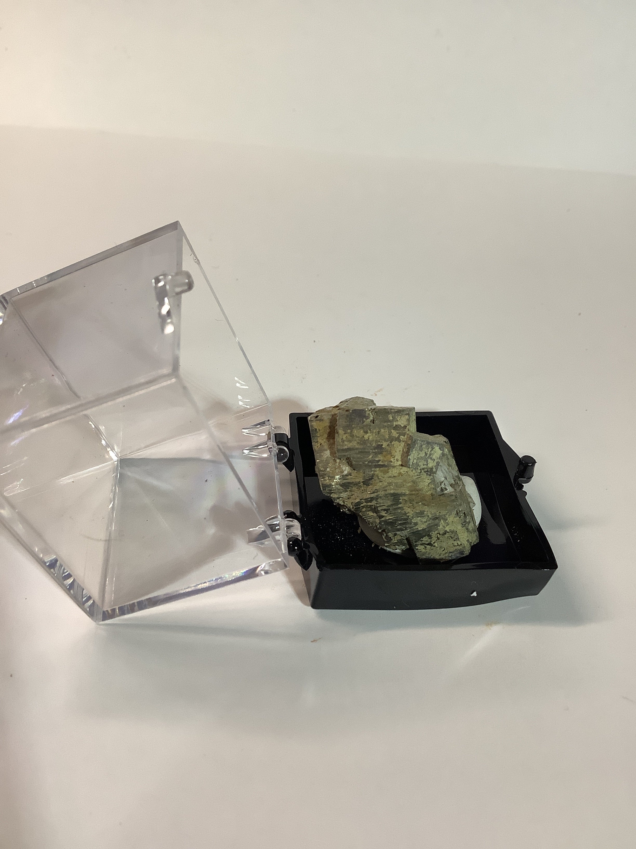 Arkansas Pyrite Cube in Acrylic Display Case - Specimen #2