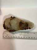 Missouri Druzy Quartz on Lacy Agate with Hematite - Specimen #6