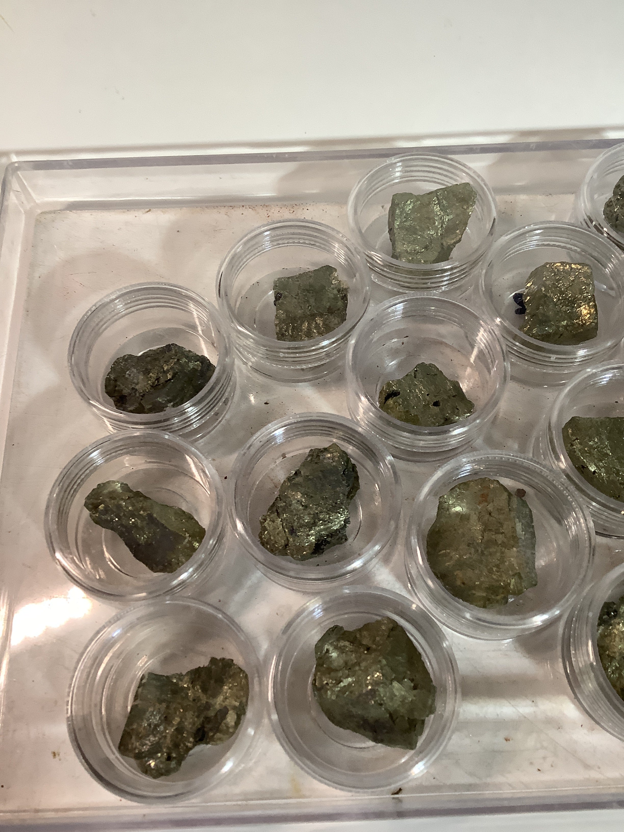 Arkansas Pyrite Dealer's Choice - Acrylic Display Case