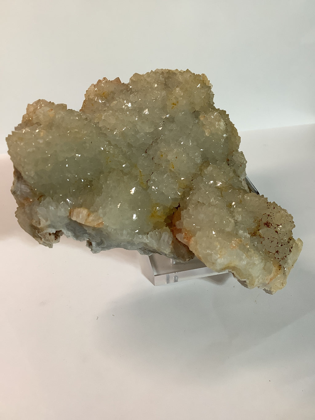 Missouri Druzy Quartz on Lacy Agate - Specimen #1
