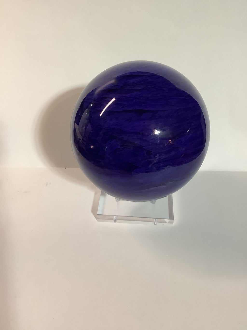 Blue Glass Large Sphere
