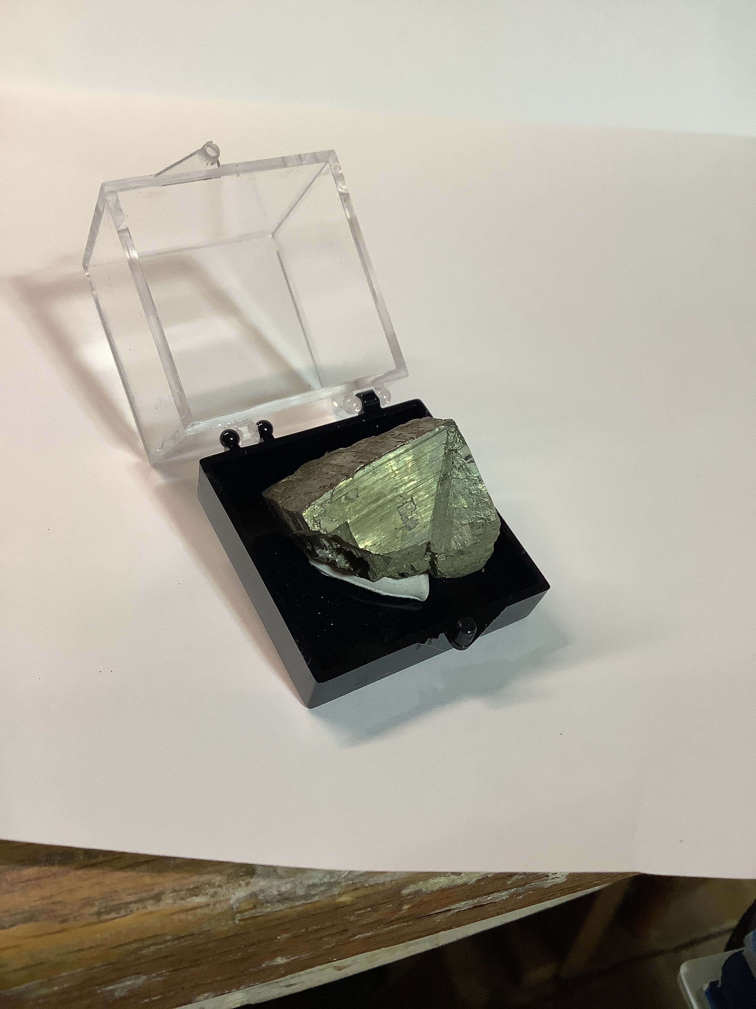 Arkansas Pyrite in Acrylic Display Case - Specimen #9