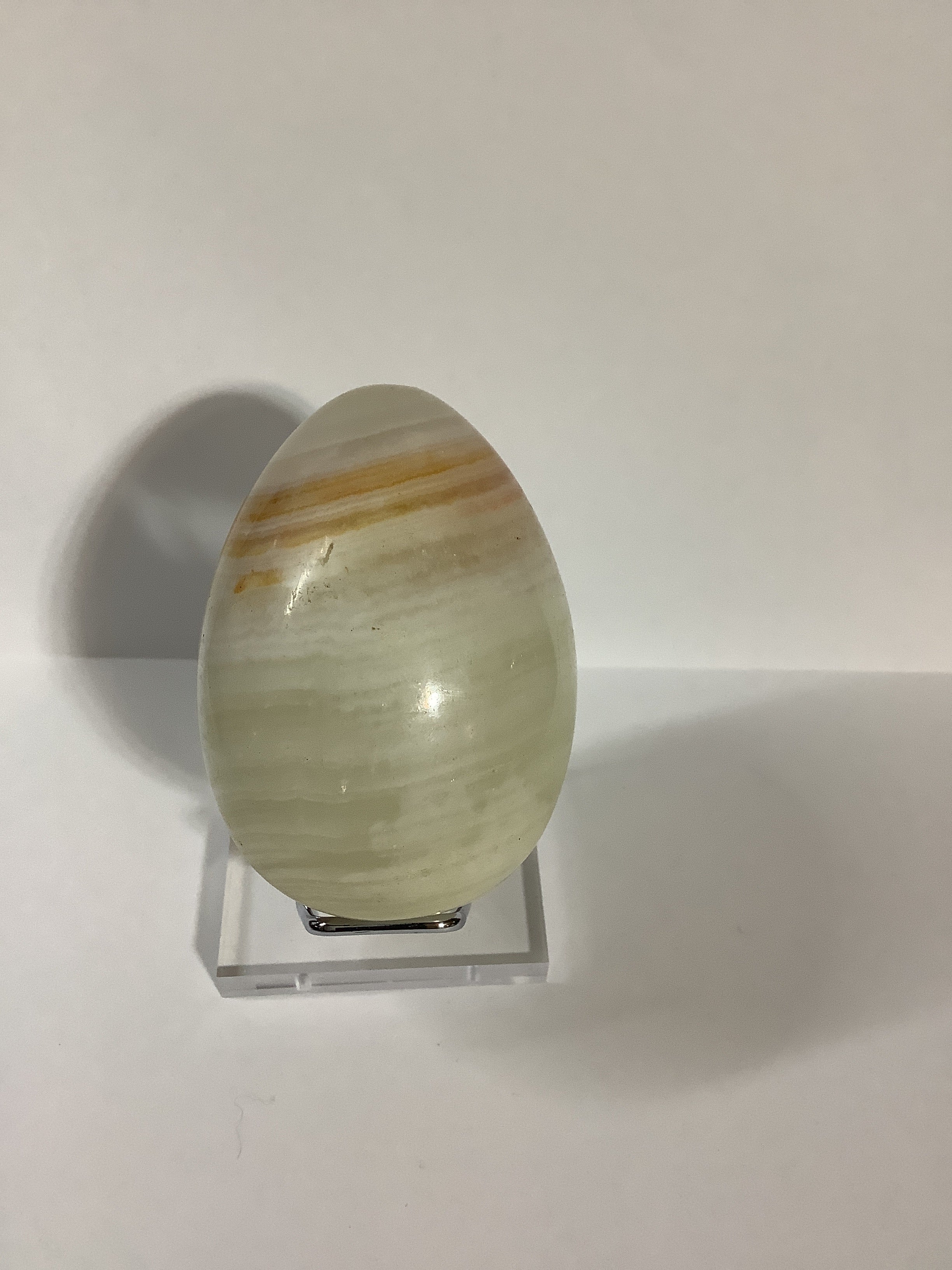 Afghan Agate Carved Egg