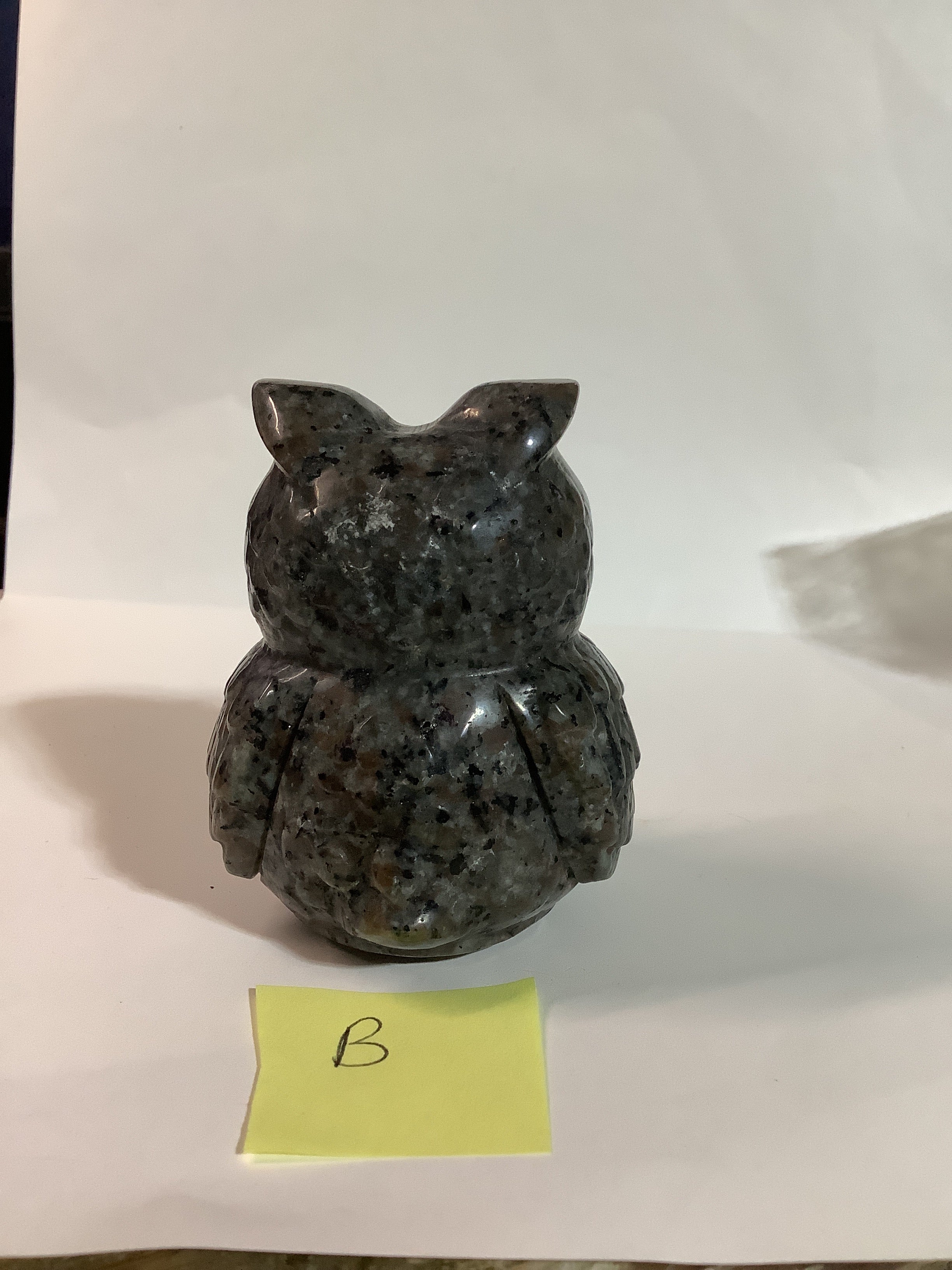 Yooperlite Owl Carving - Specimen B