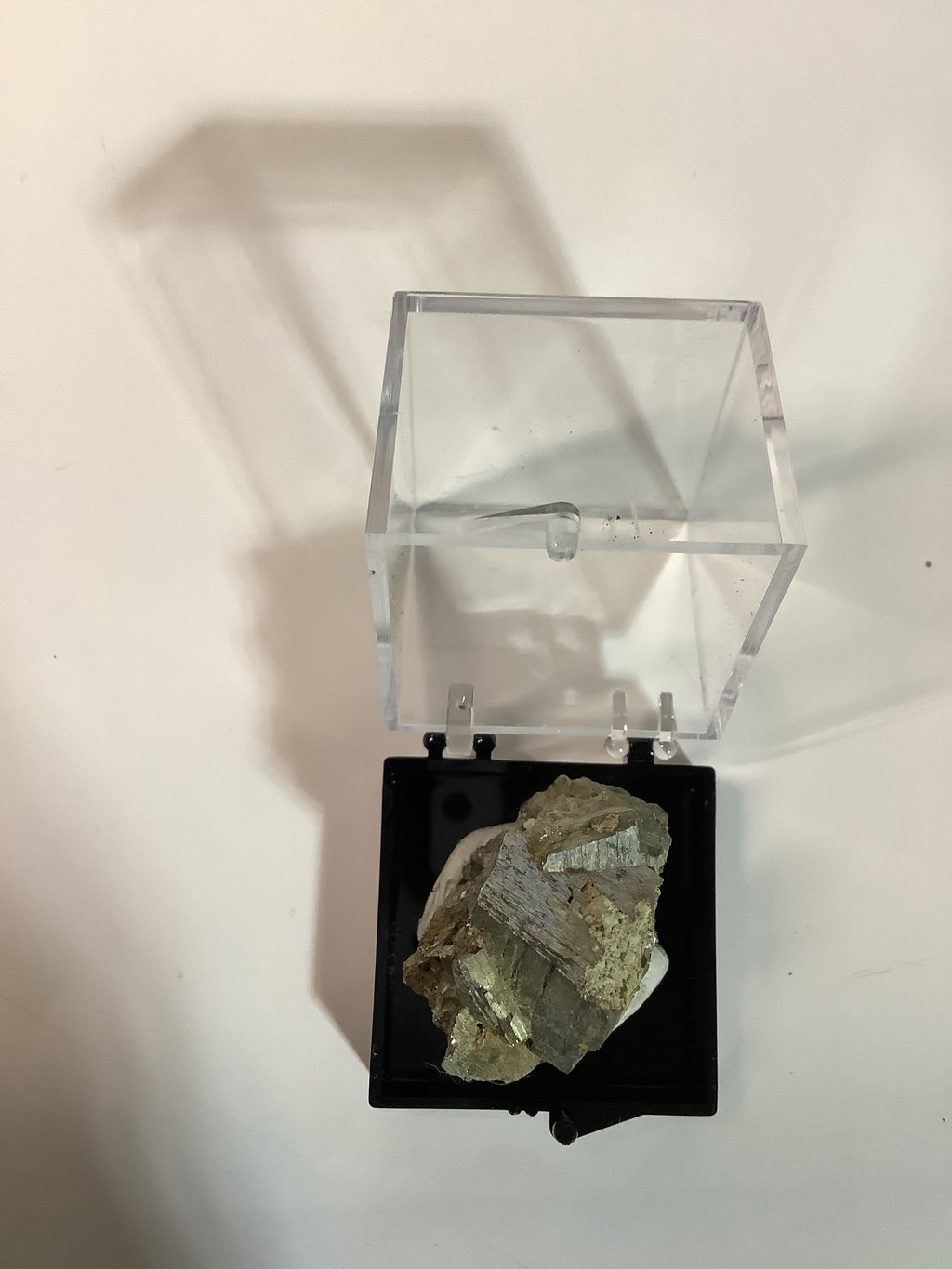 Arkansas Pyrite in Acrylic Display Case - Specimen #5