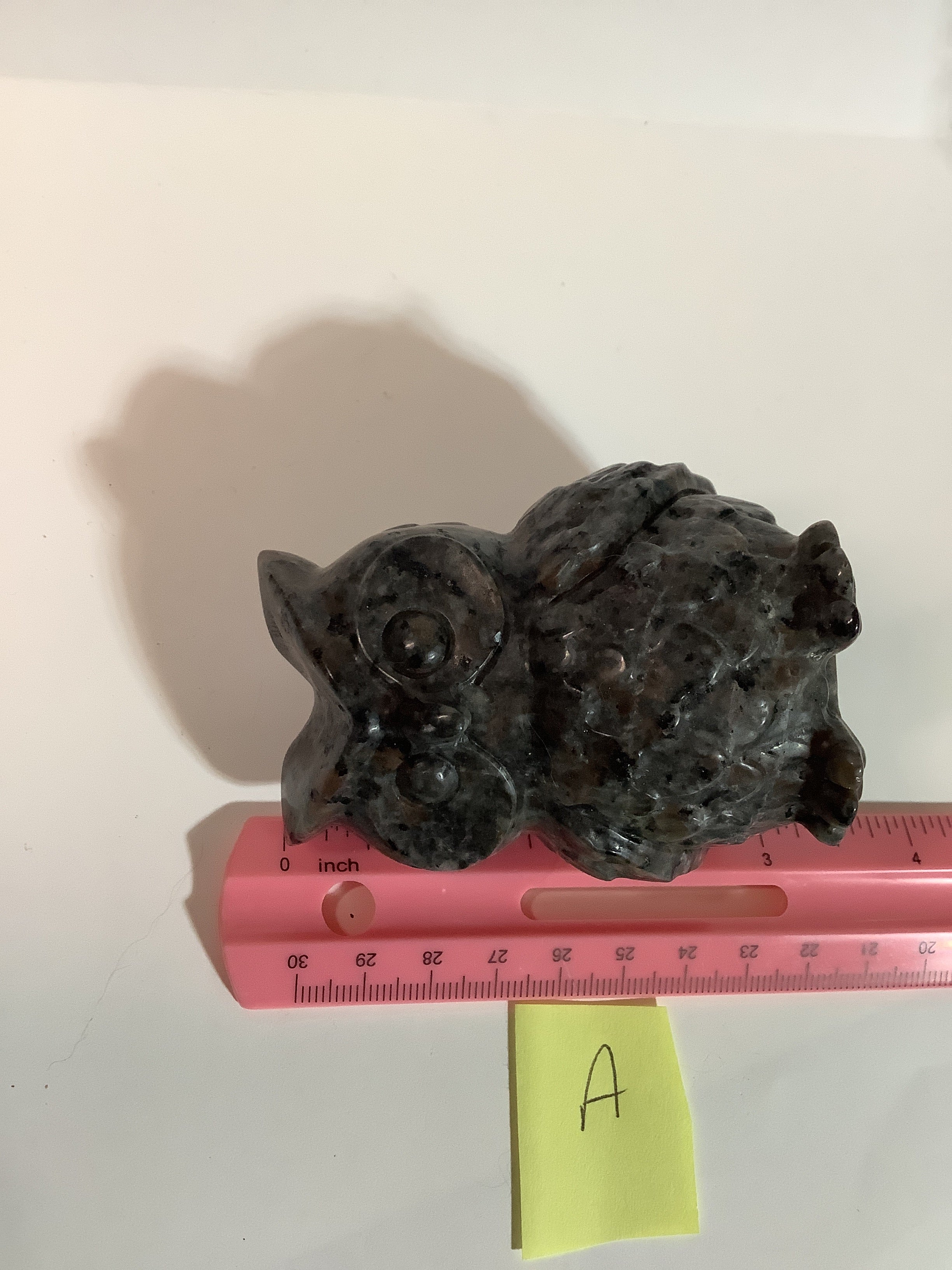 Yooperlite Owl Carving - Specimen A