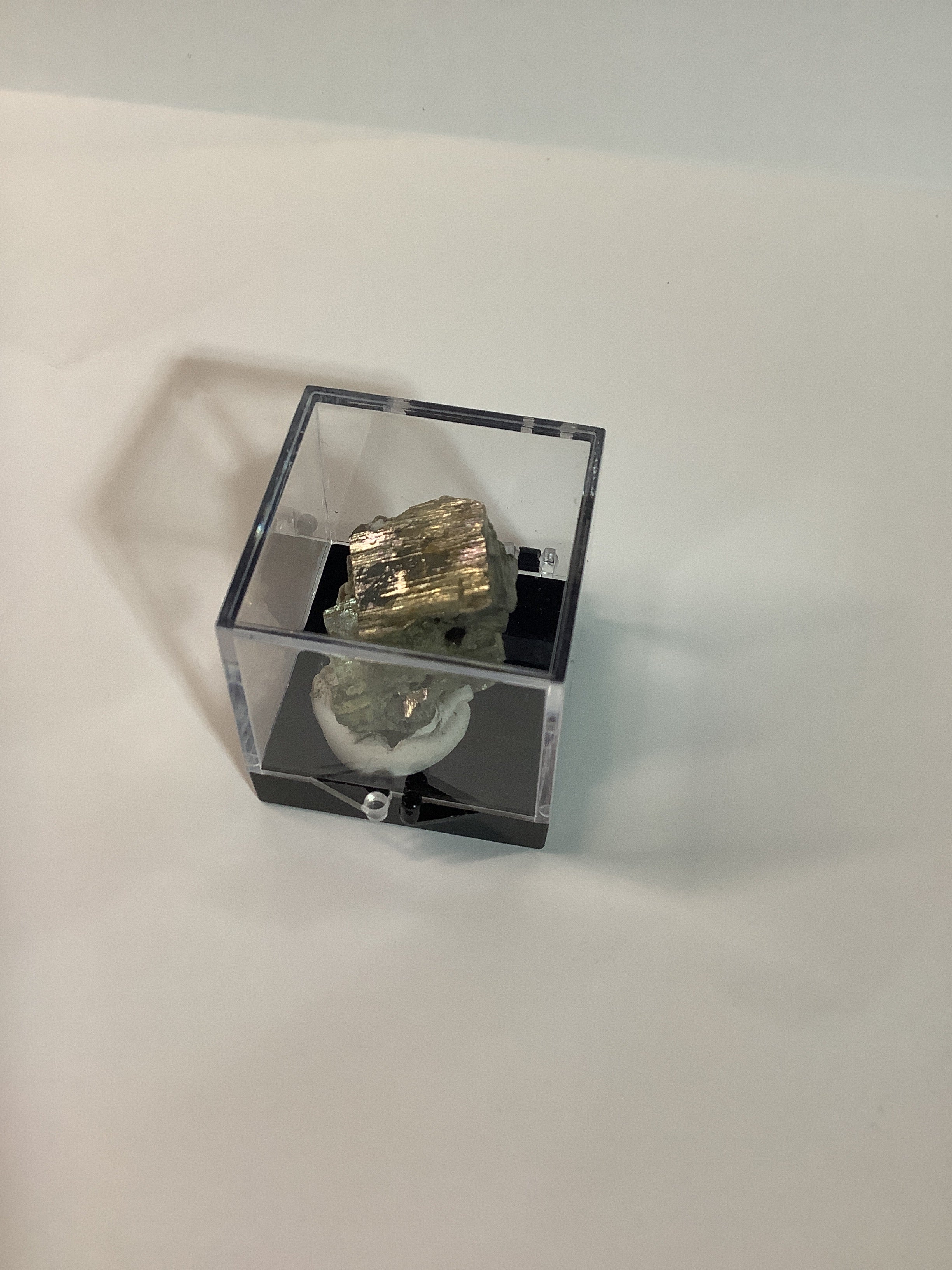 Arkansas Pyrite in Acrylic Display Case - Specimen #7