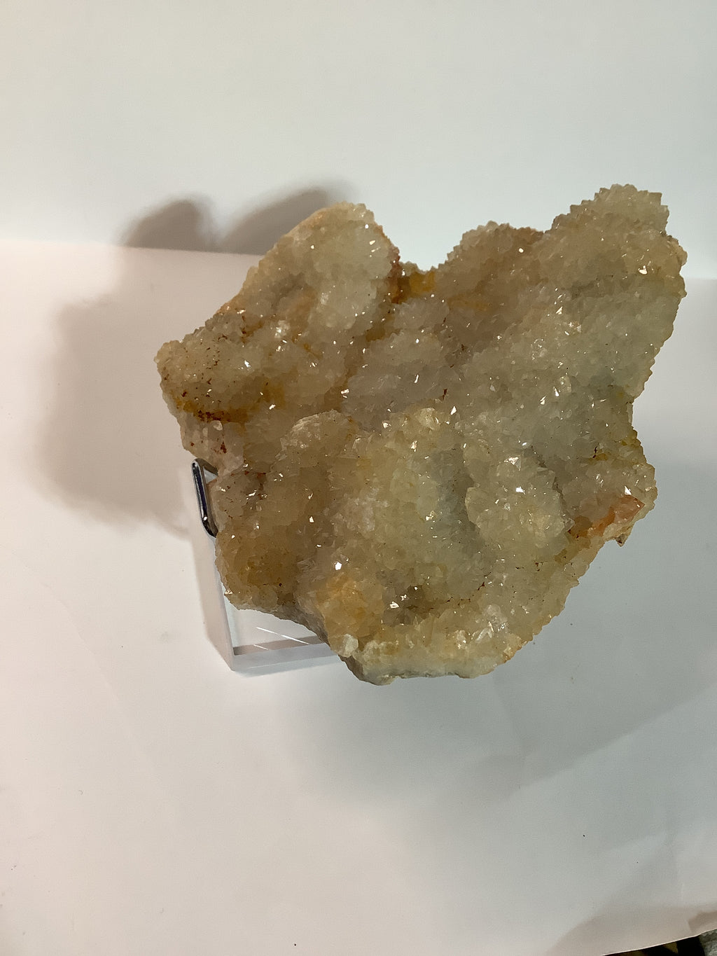 Missouri Druzy Quartz on Lacy Agate - Specimen #1