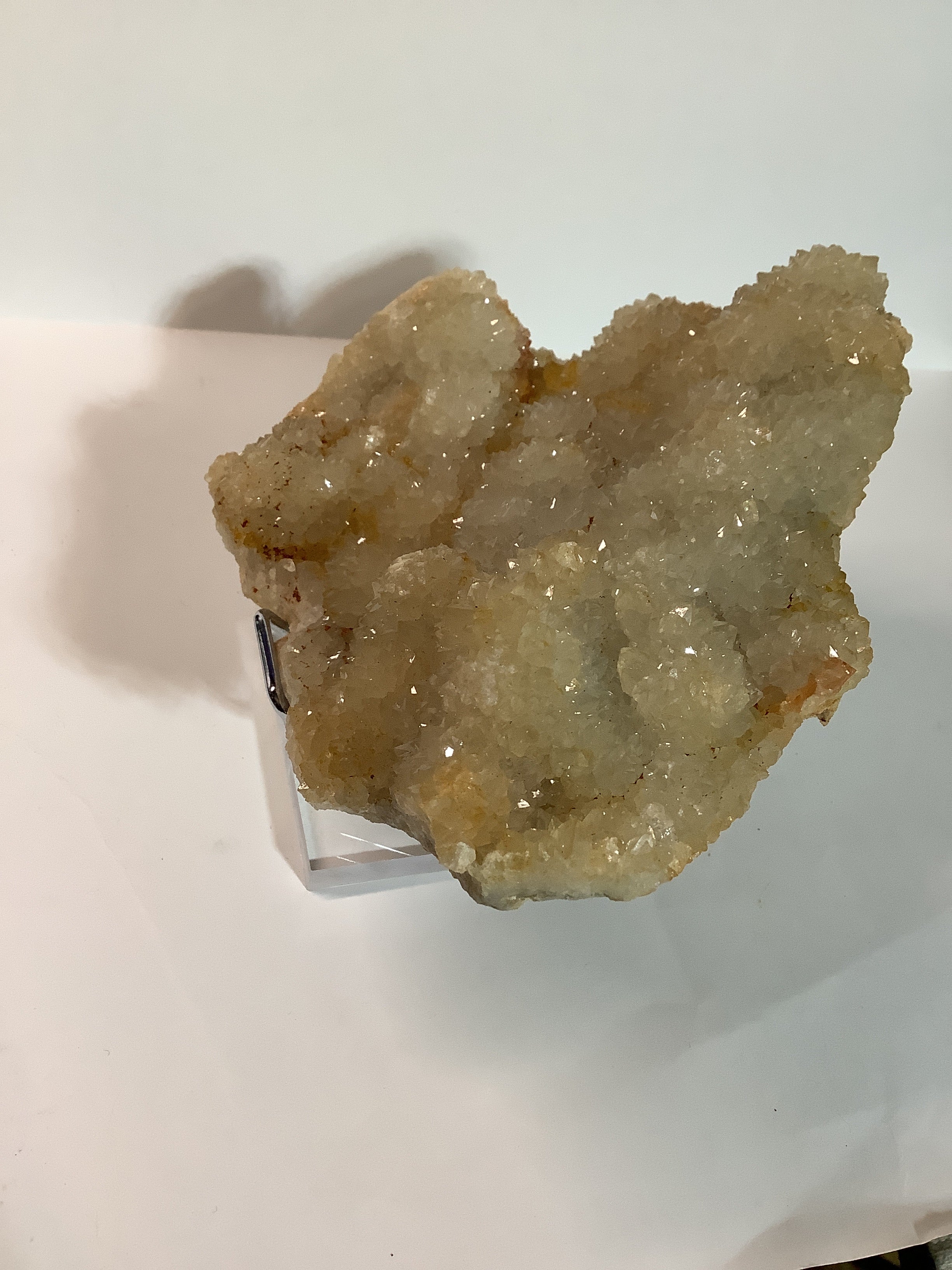 Missouri Druzy Quartz on Lacy Agate - Specimen #1
