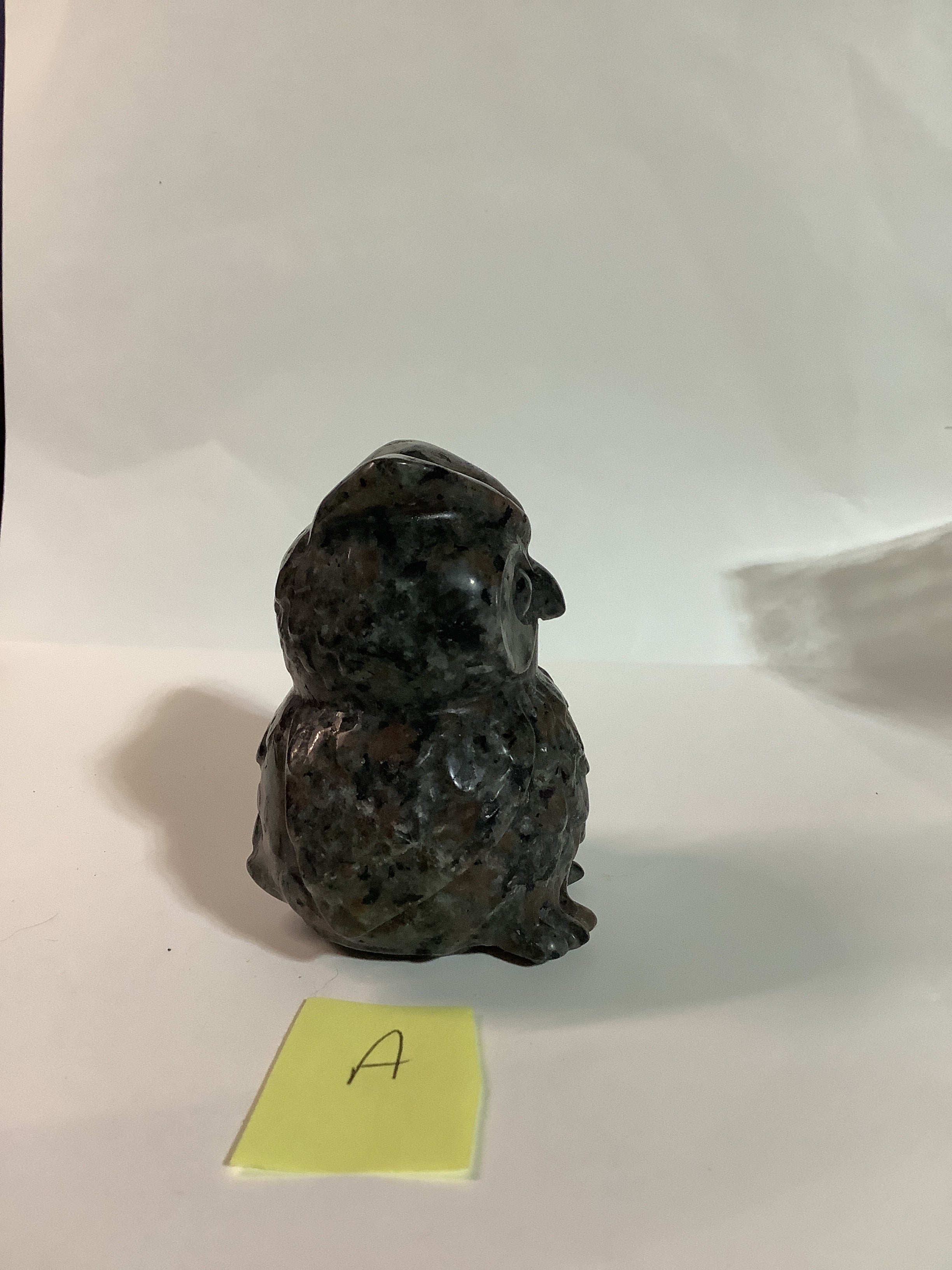 Yooperlite Owl Carving - Specimen A