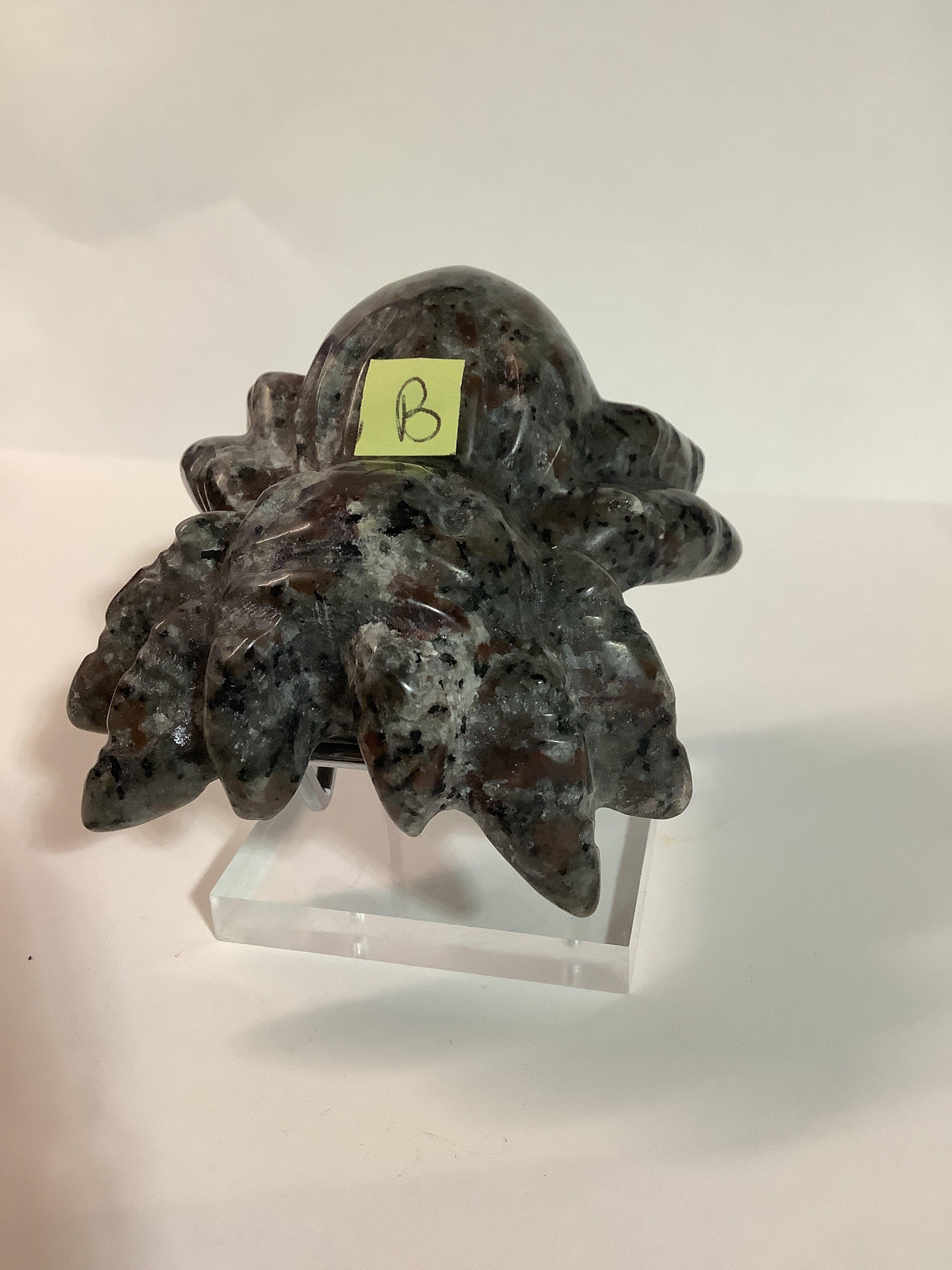 Yooperlite Spider Carving - Specimen B