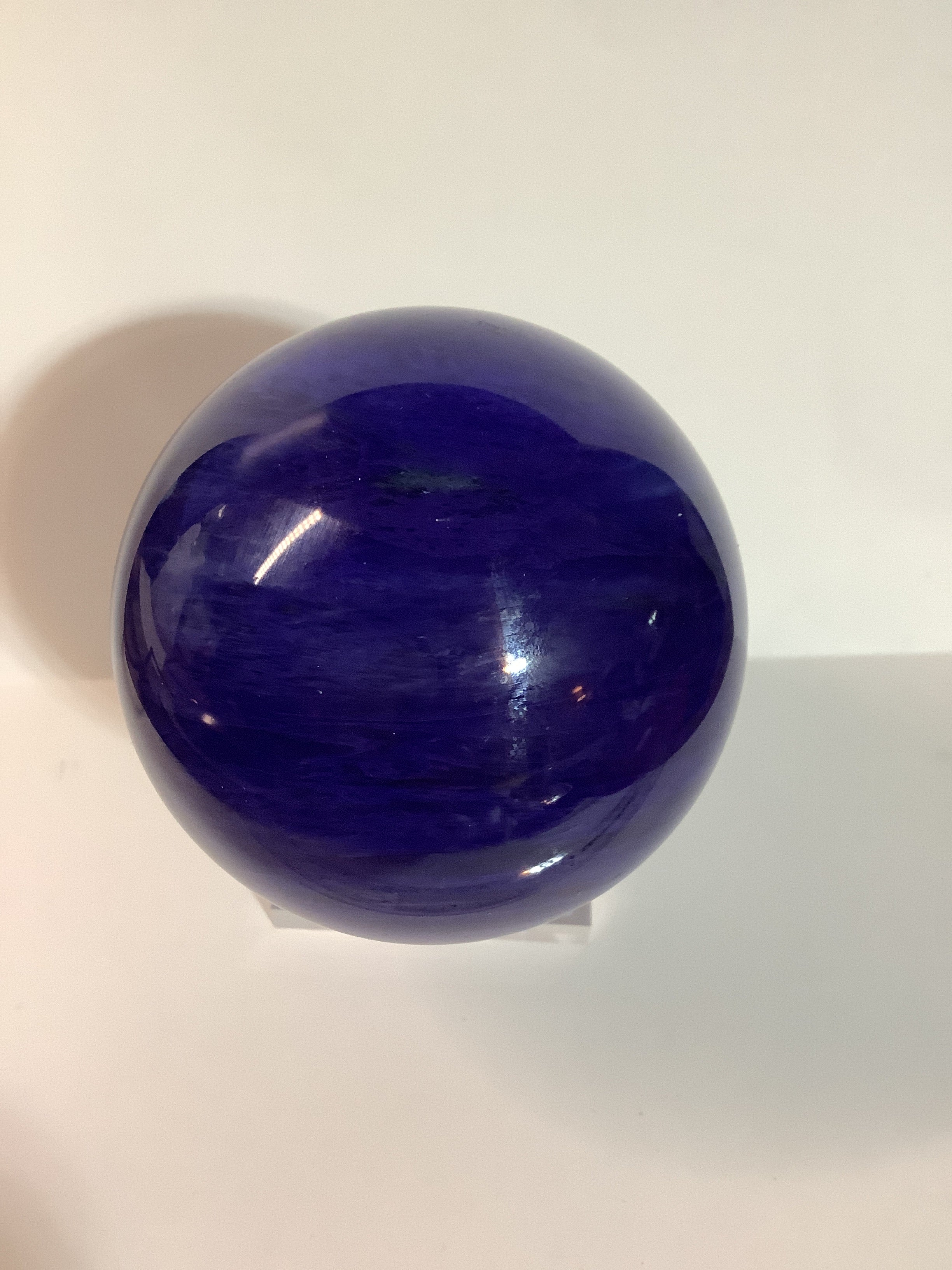 Blue Glass Large Sphere