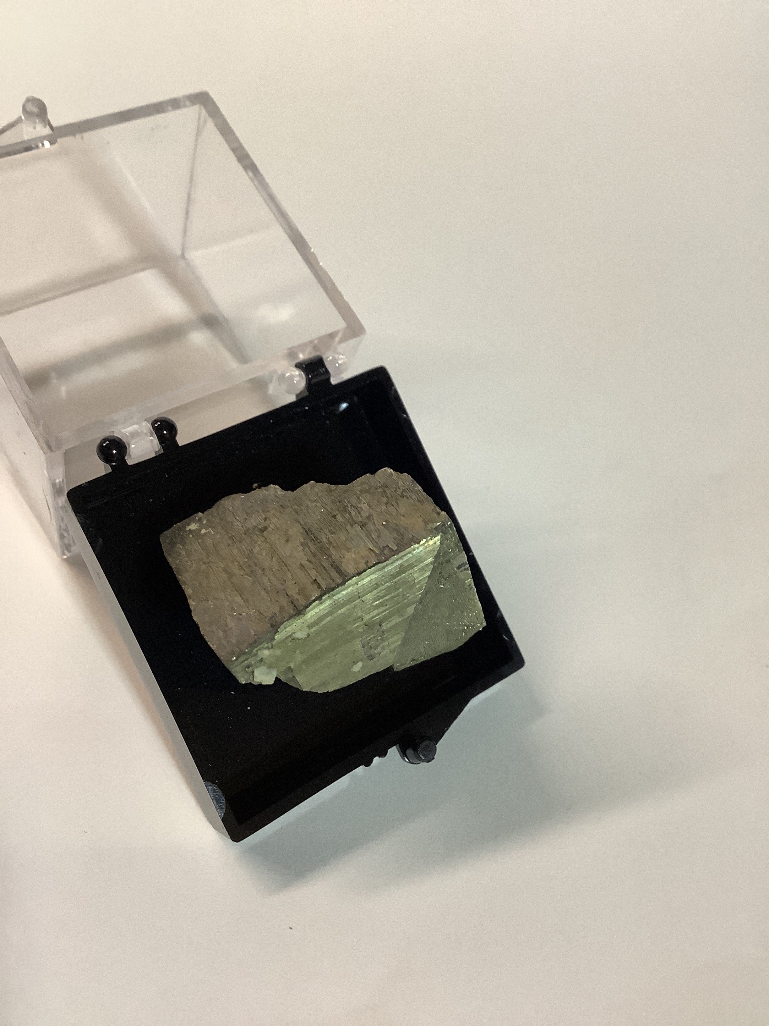 Arkansas Pyrite in Acrylic Display Case - Specimen #9