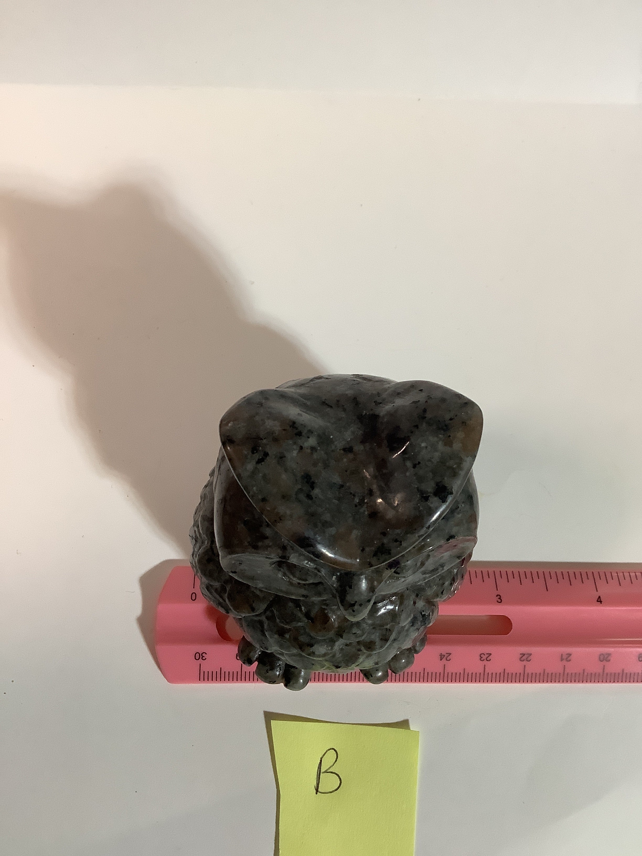 Yooperlite Owl Carving - Specimen B