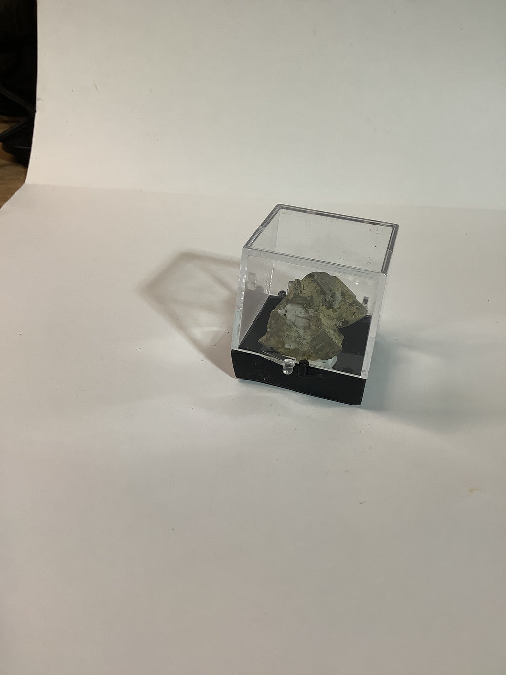 Arkansas Pyrite Cube in Acrylic Display Case - Specimen #2