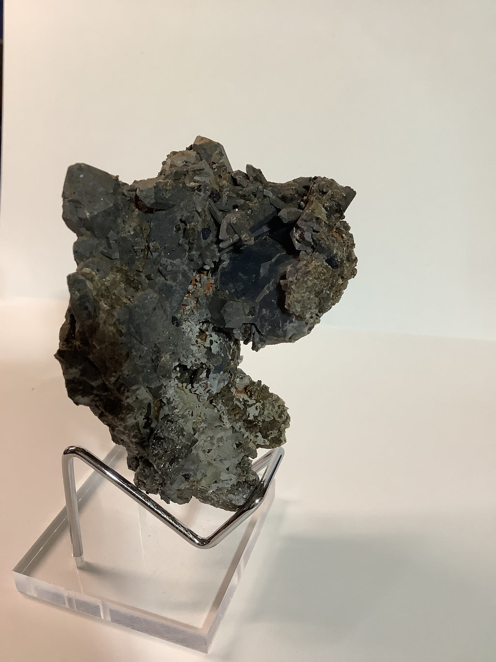 Arkansas Smoky Quartz Cluster with Rare Brookite - Specimen #1
