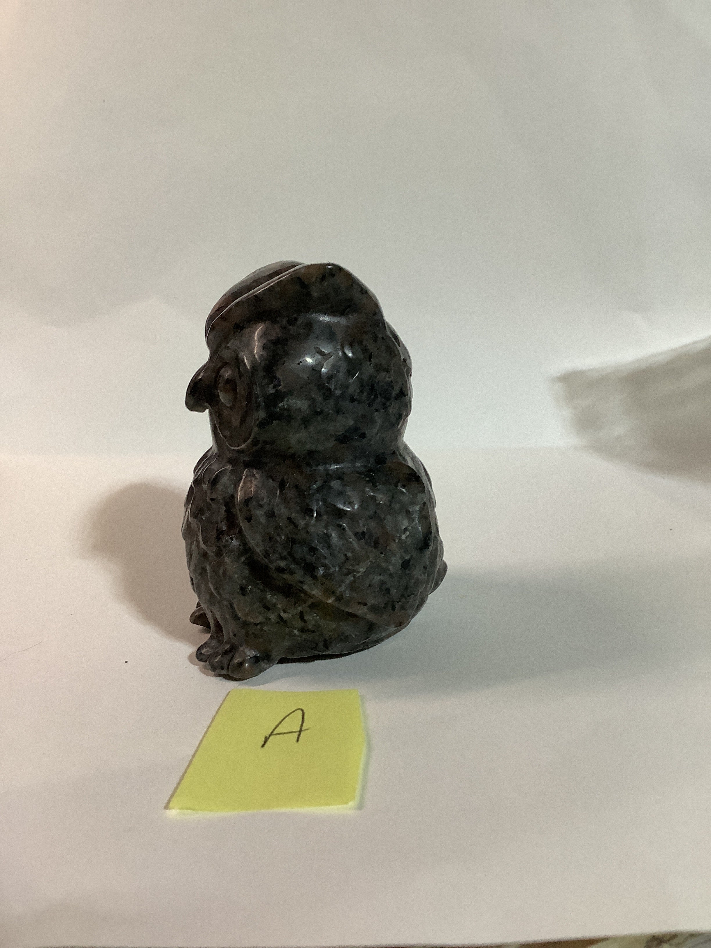 Yooperlite Owl Carving - Specimen A