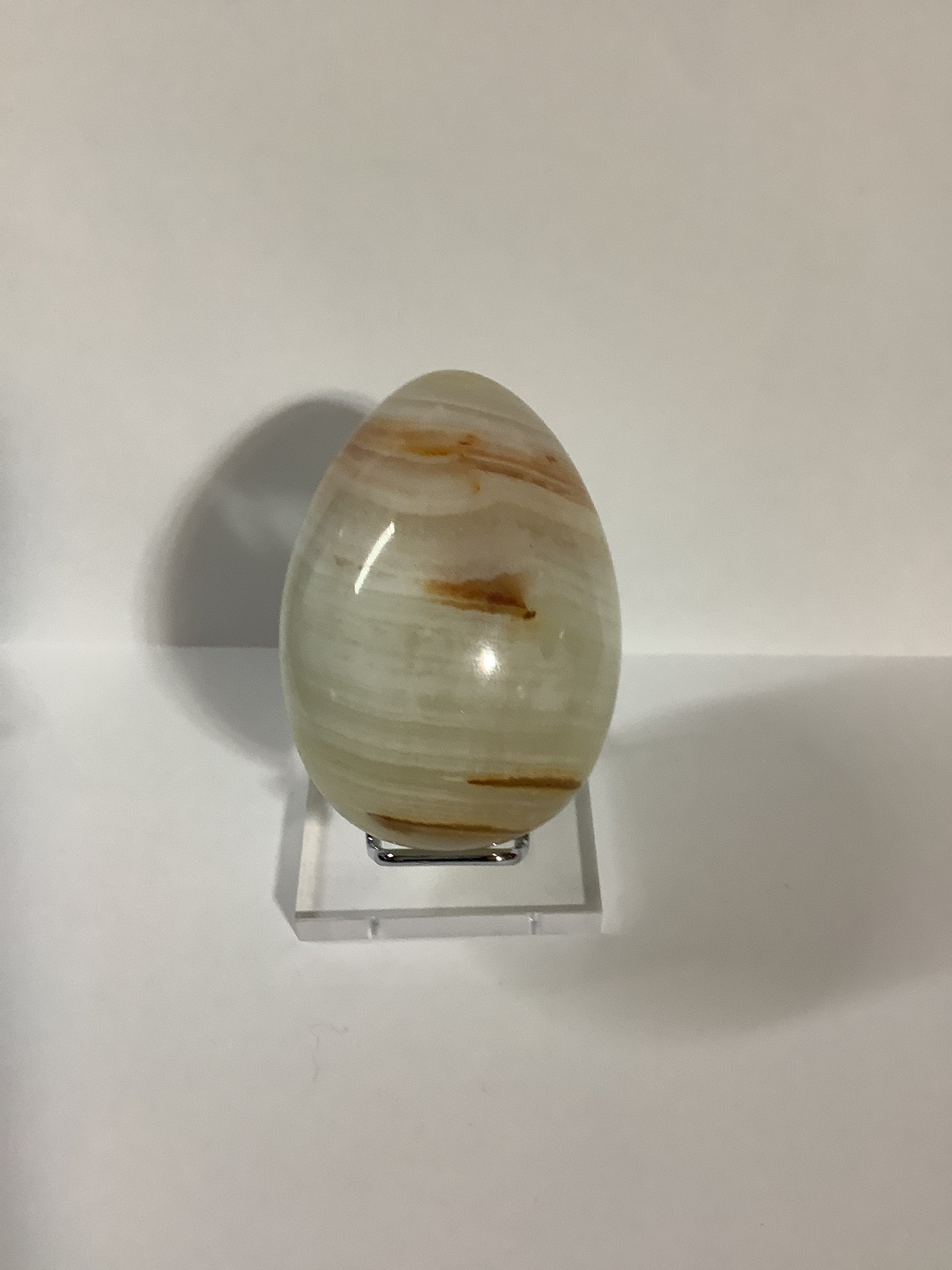 Afghan Agate Carved Egg