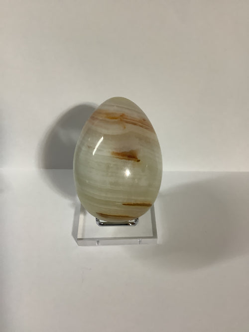 Afghan Agate Carved Egg