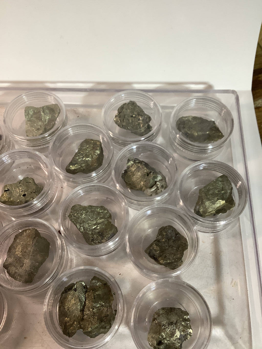 Arkansas Pyrite Dealer's Choice - Acrylic Display Case