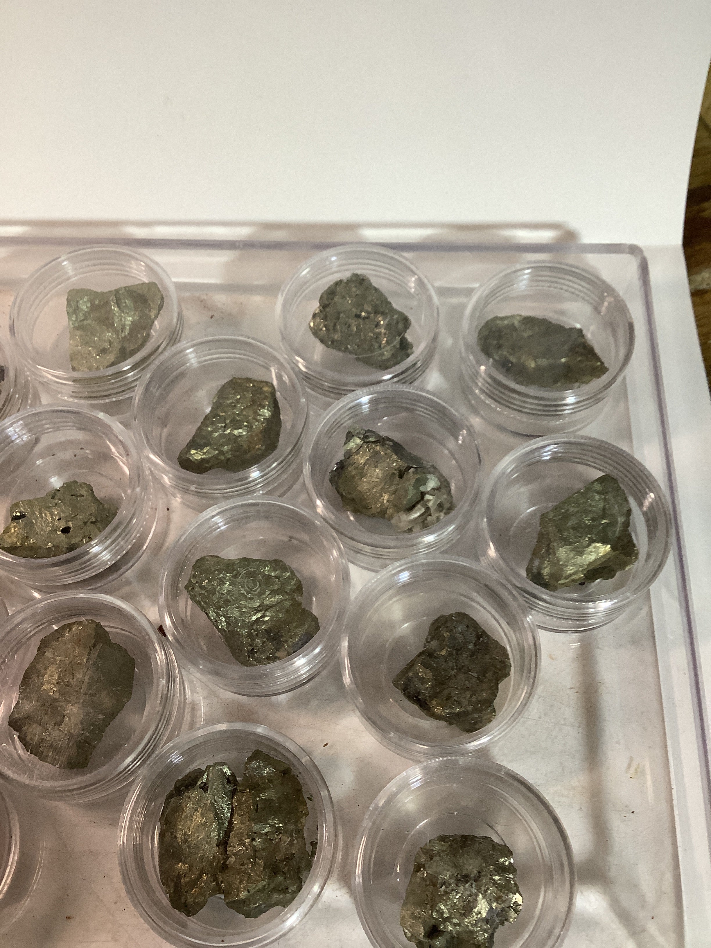 Arkansas Pyrite Dealer's Choice - Acrylic Display Case