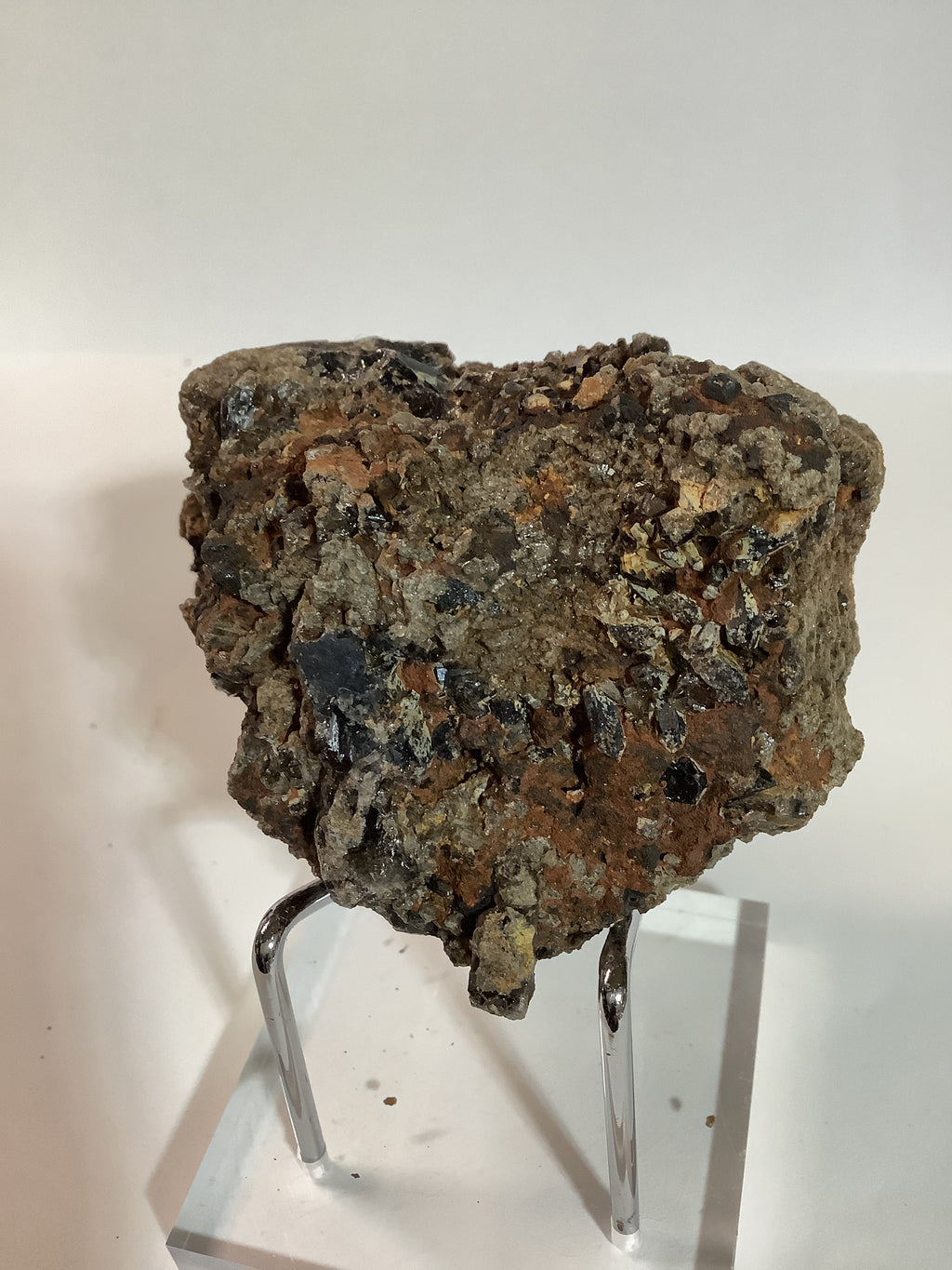 Arkansas Smoky Quartz Cluster with Rare Brookite - Specimen #2