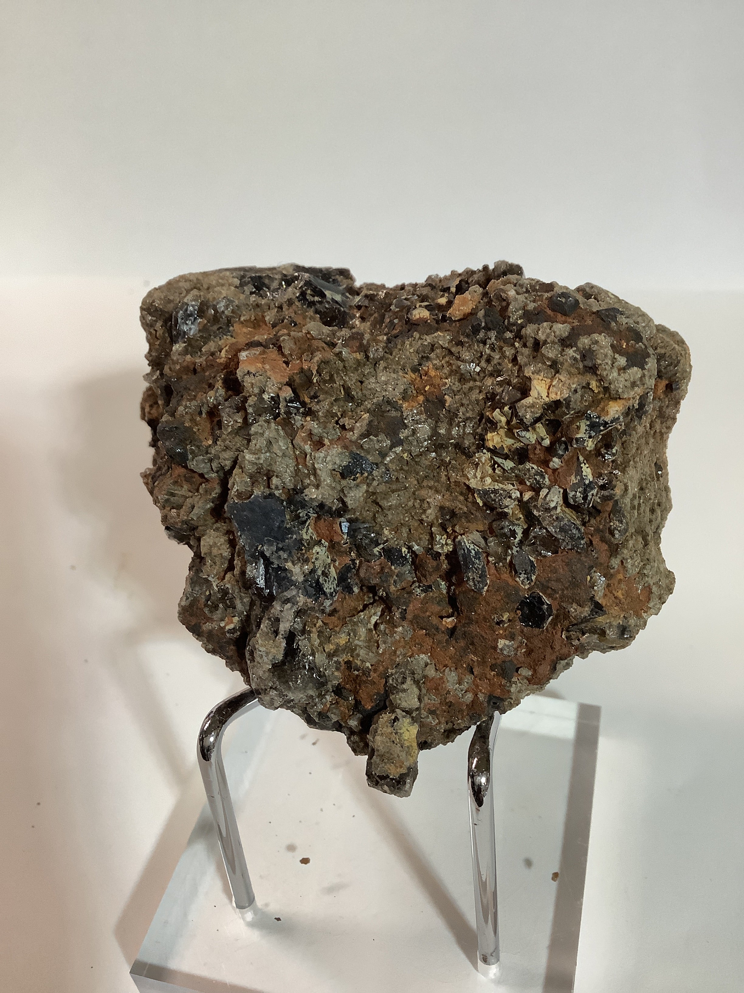 Arkansas Smoky Quartz Cluster with Rare Brookite - Specimen #2