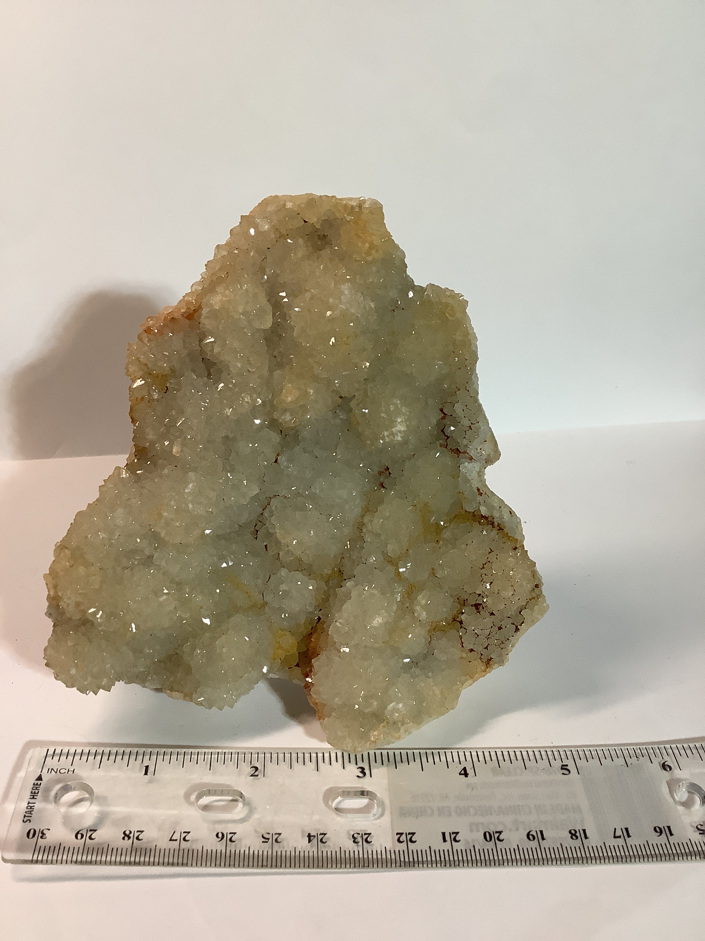 Missouri Druzy Quartz on Lacy Agate - Specimen #1