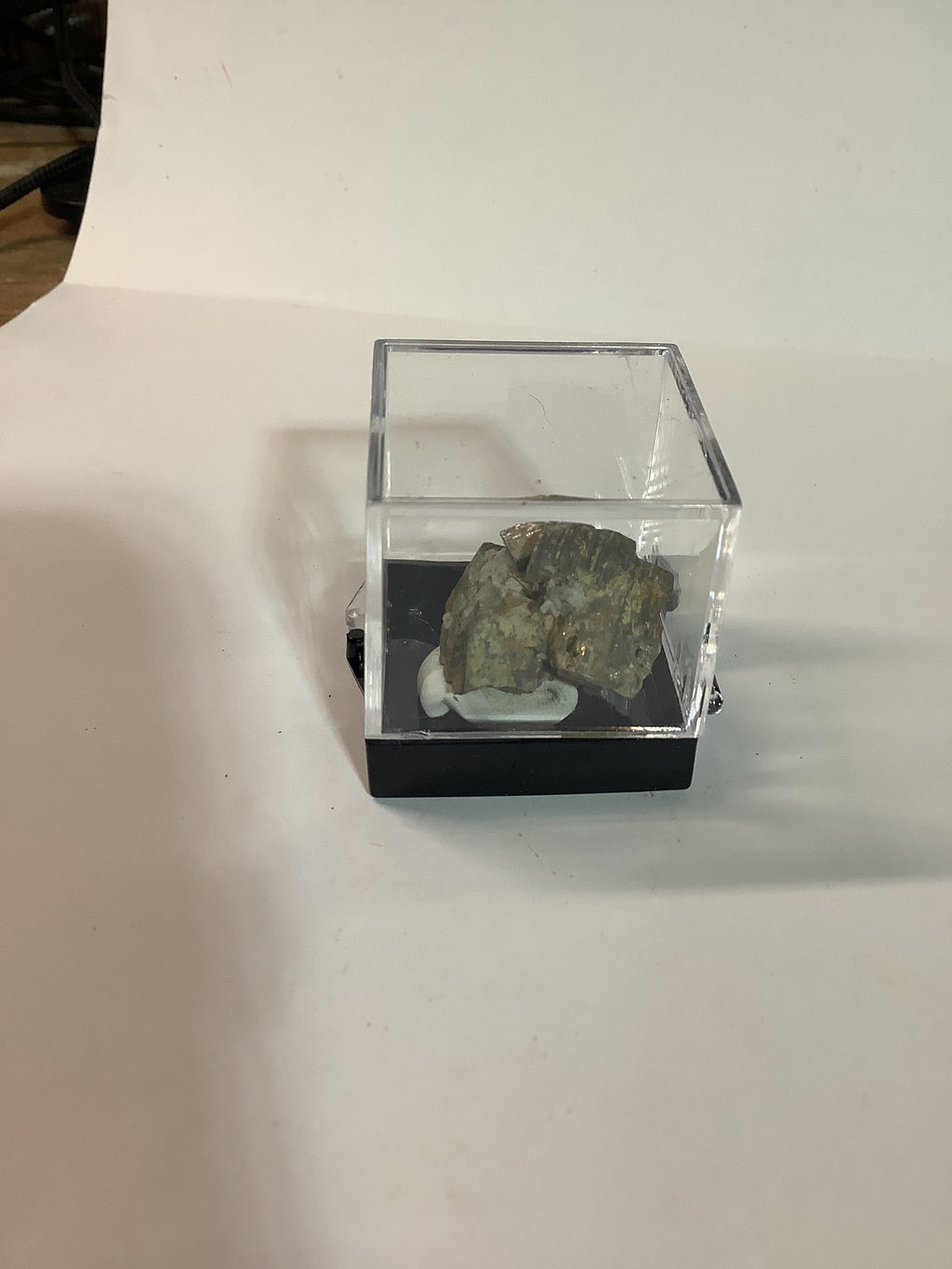 Arkansas Pyrite Cube in Acrylic Display Case - Specimen #2