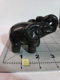 Green Jade Elephant Carving - Specimen C