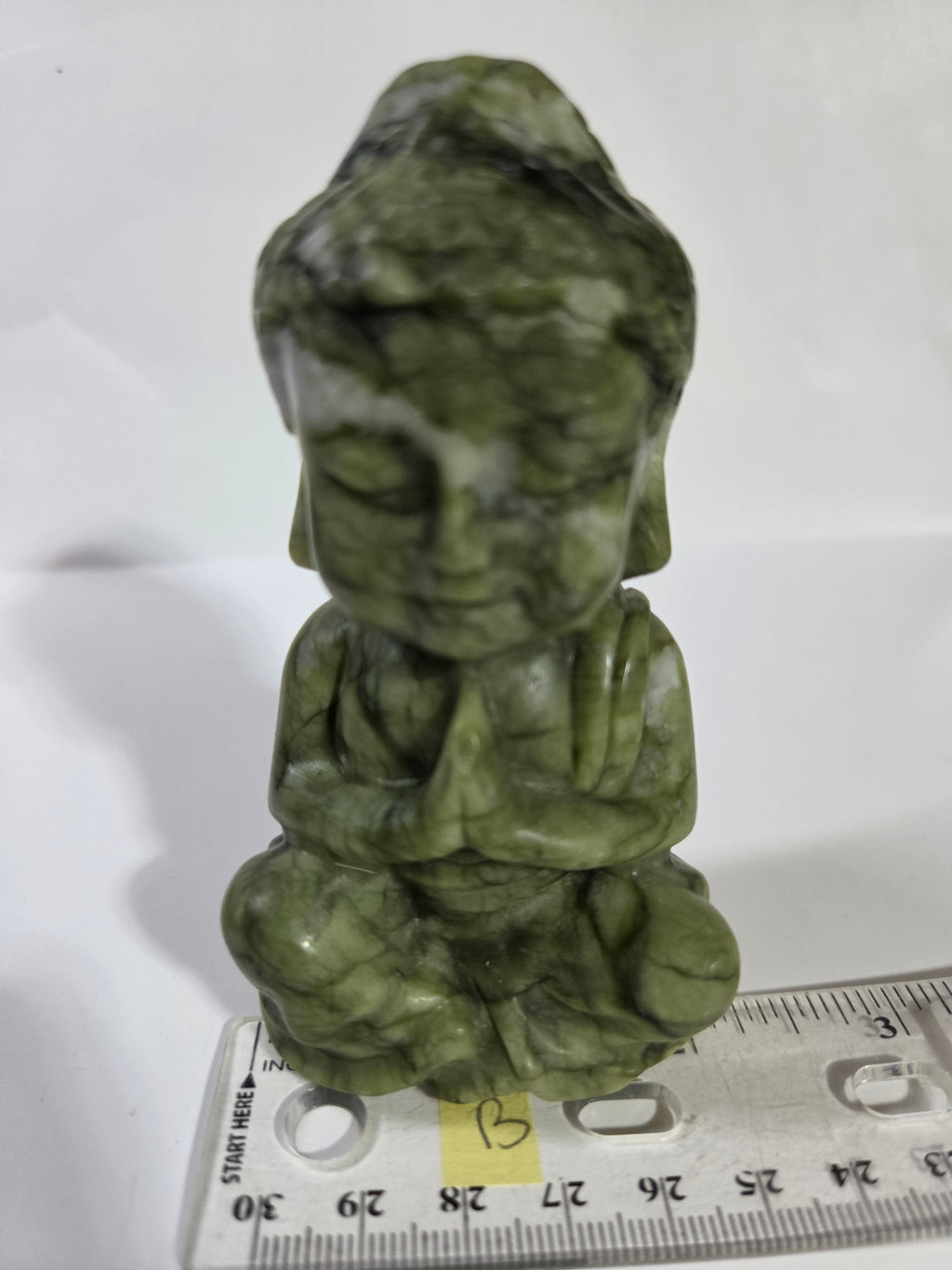 Green Jade Baby Buddha B