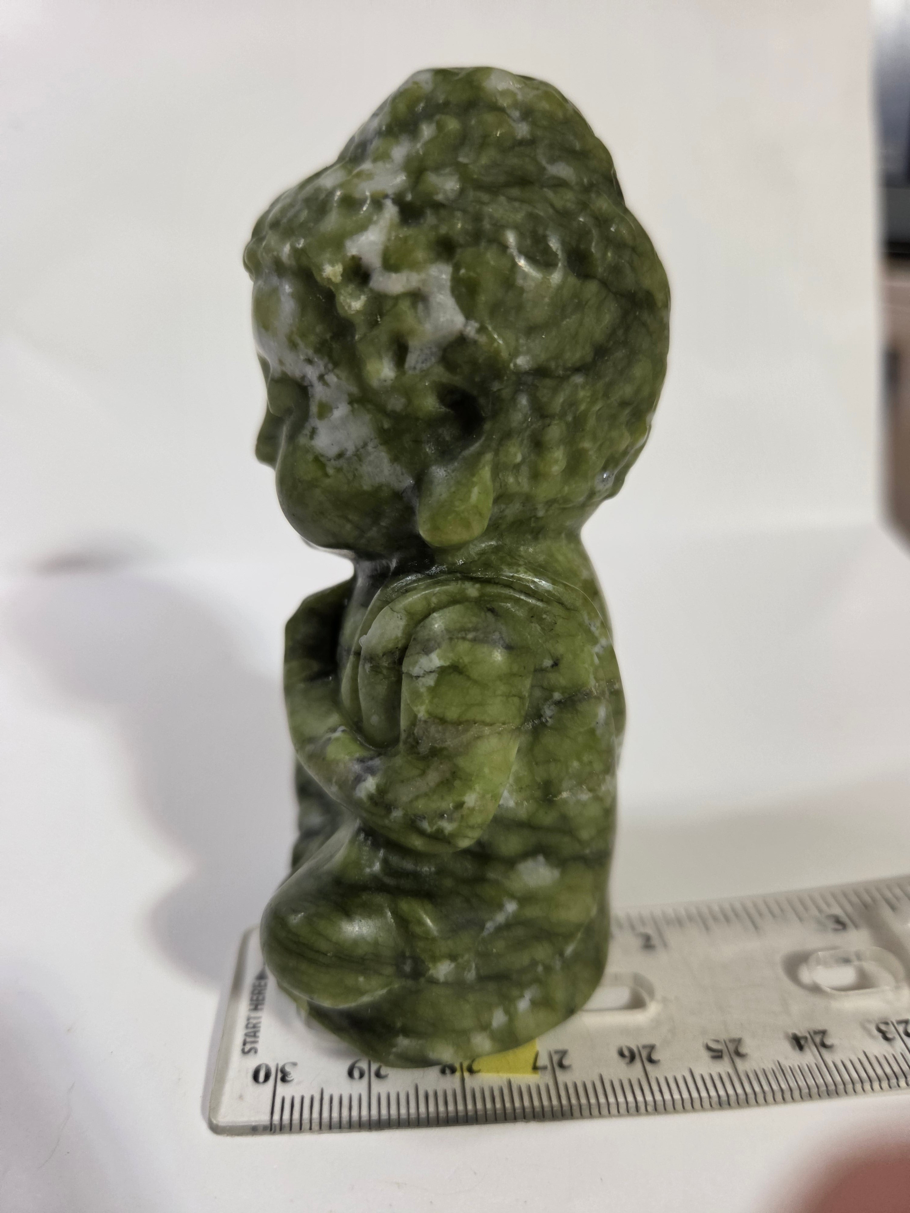 Green Jade Baby Buddha C