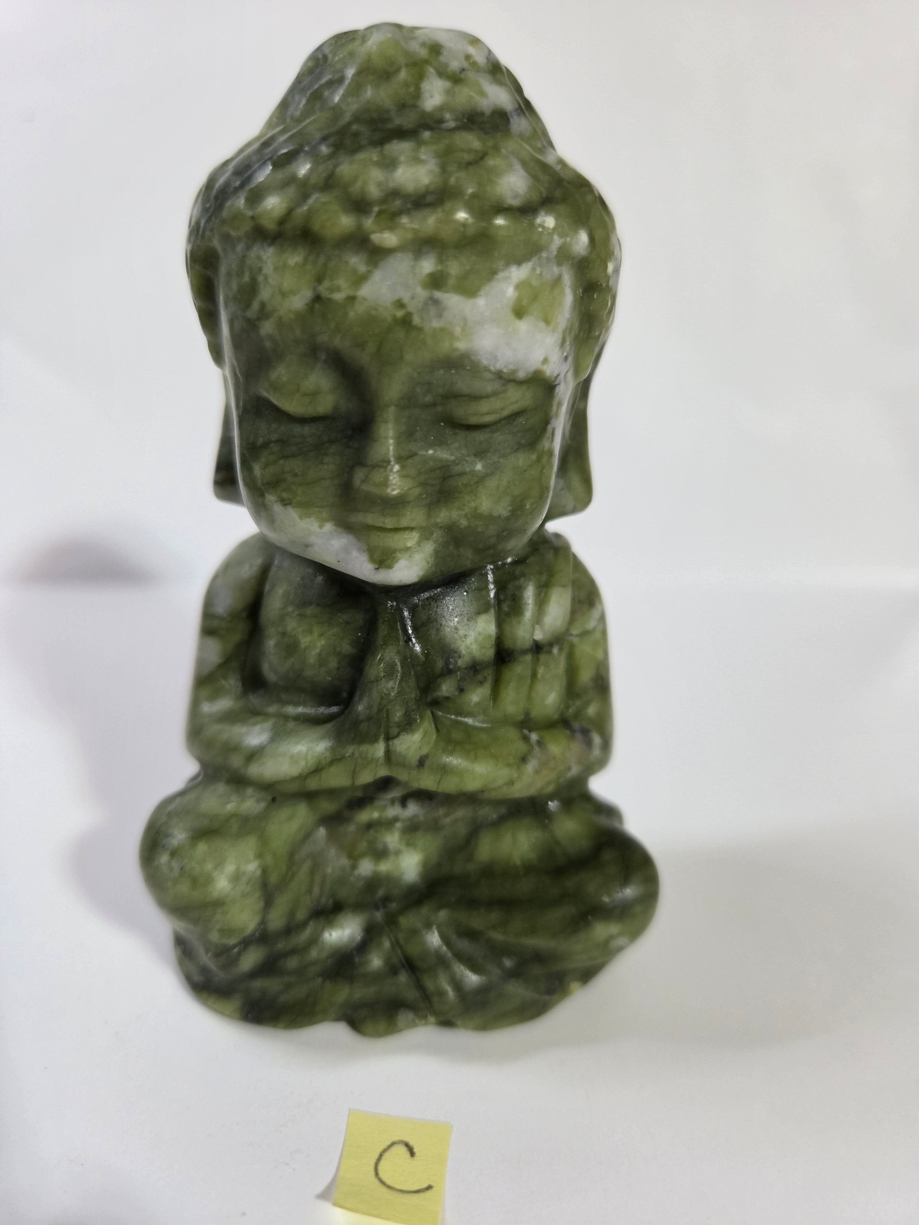 Green Jade Baby Buddha C